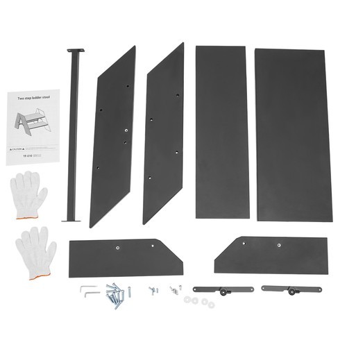 68.5*66*42cm Foldable Step Stool, 2 Step Folding RV Step Ladder, RV Step Stool