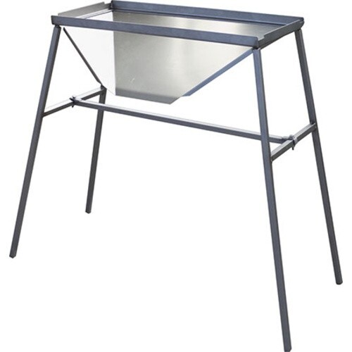 EnoItalia Stainless Stand and Chute - for wine fruit crusher destemmer machines
