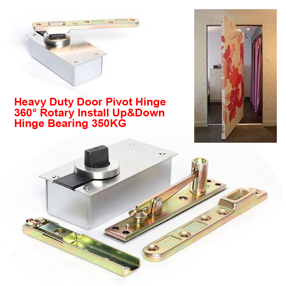 Door Pivot Hinges Heavy Duty Hidden Hinges for Wood Doors 360 Degree Shaft 400KG