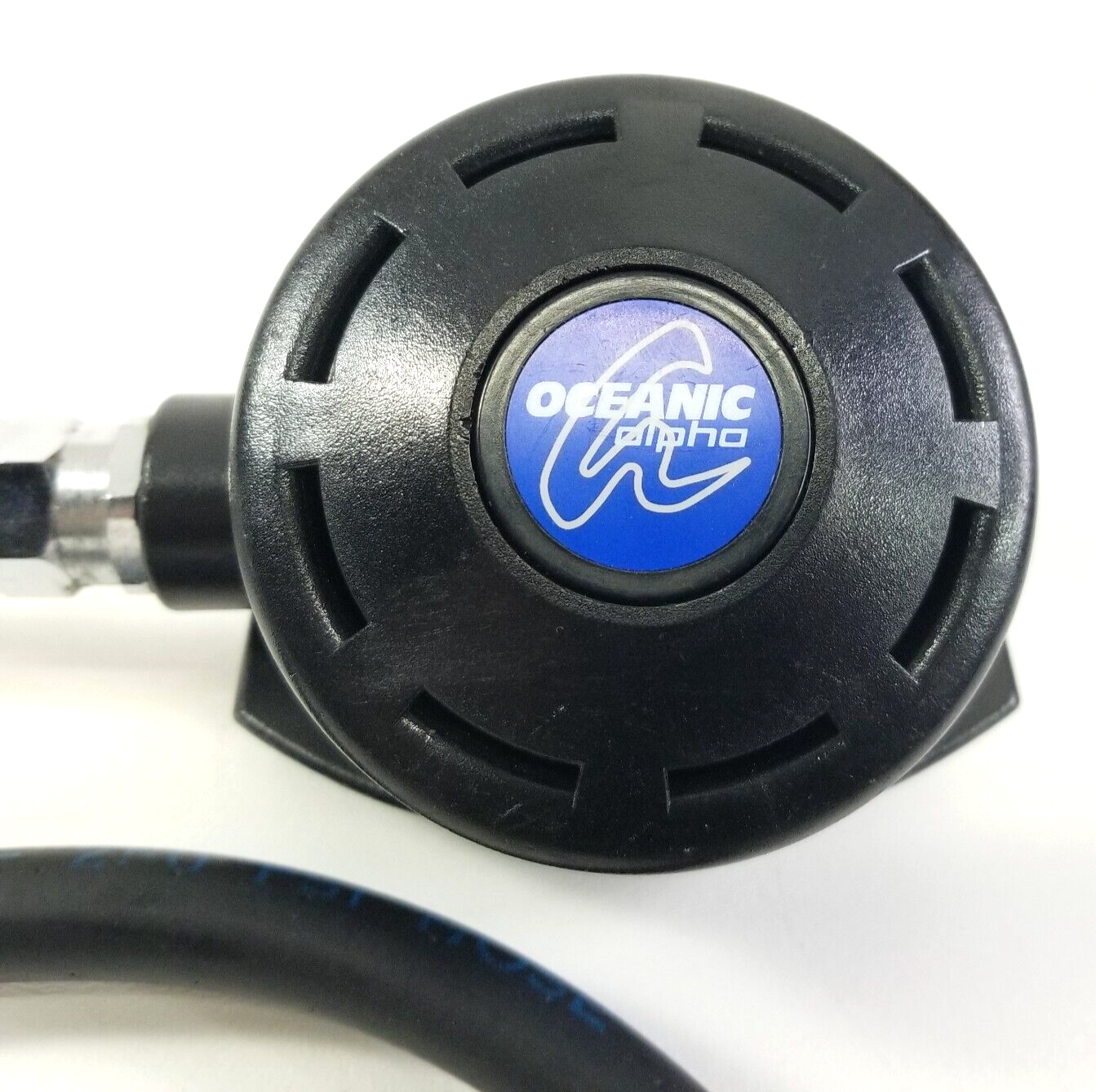 Oceanic Alpha Primary or Octo Second 2nd Stage Regulator Scuba Dive Black NICE!