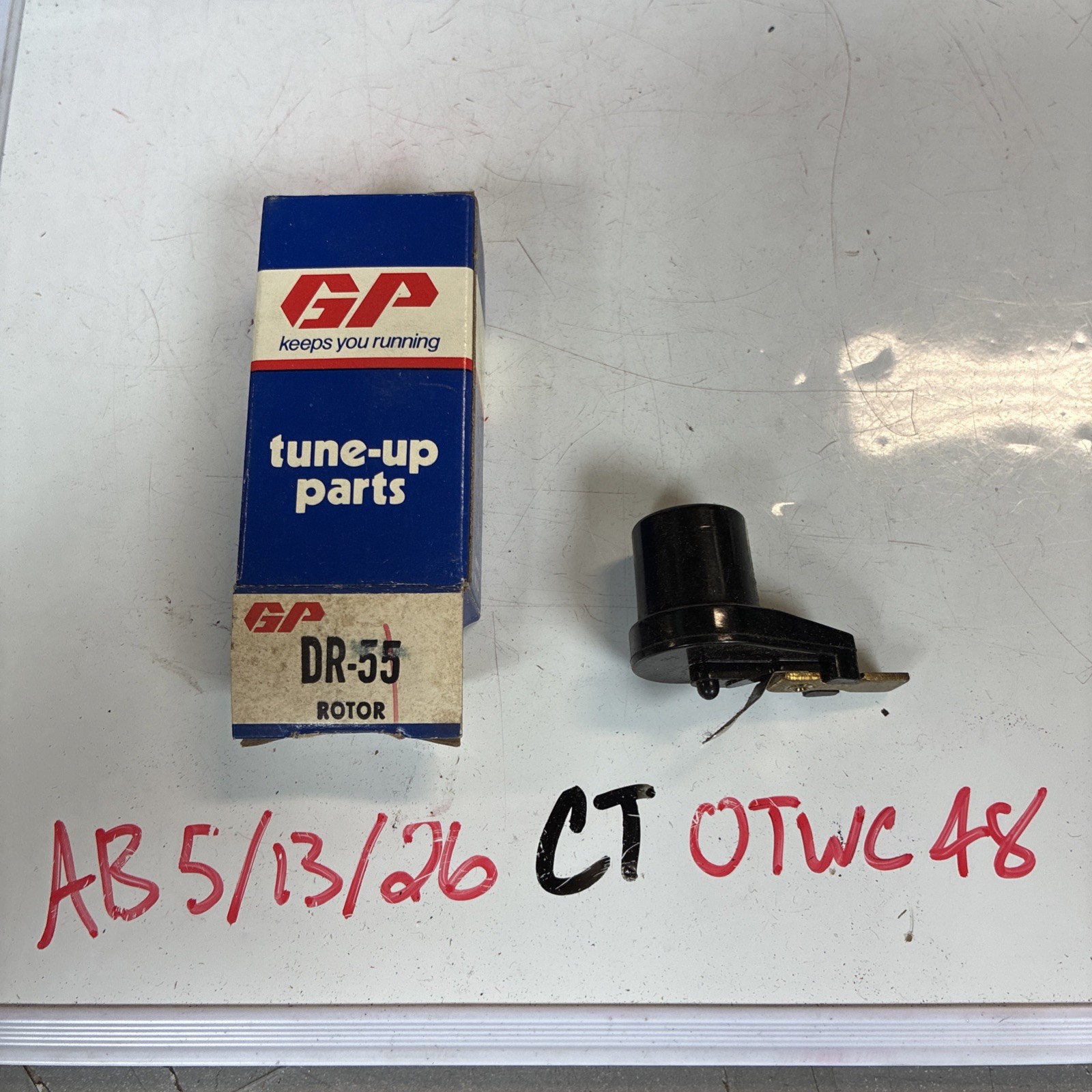 GP DR-55 Distributor Rotor - Guaranteed Parts Tune-Up Replacement - NOS