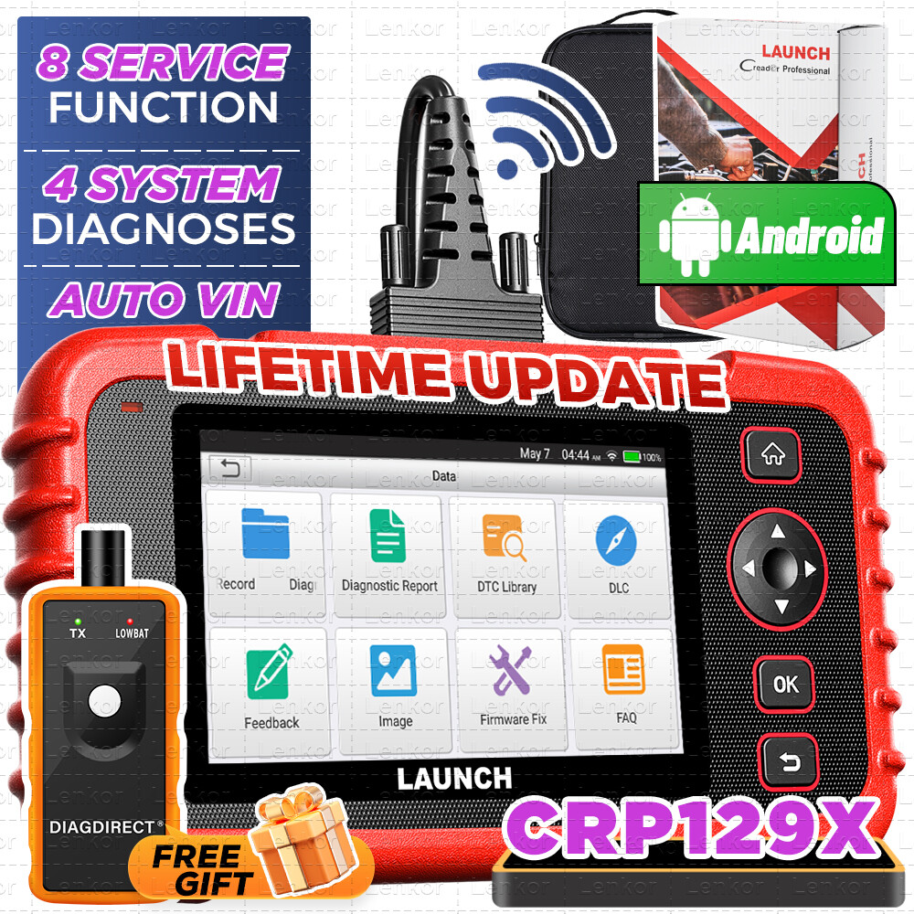 LAUNCH CRP129X OBD2 Auto Car Diagnostic Tool Code Reader Scanner ABS SRS TPMS AT