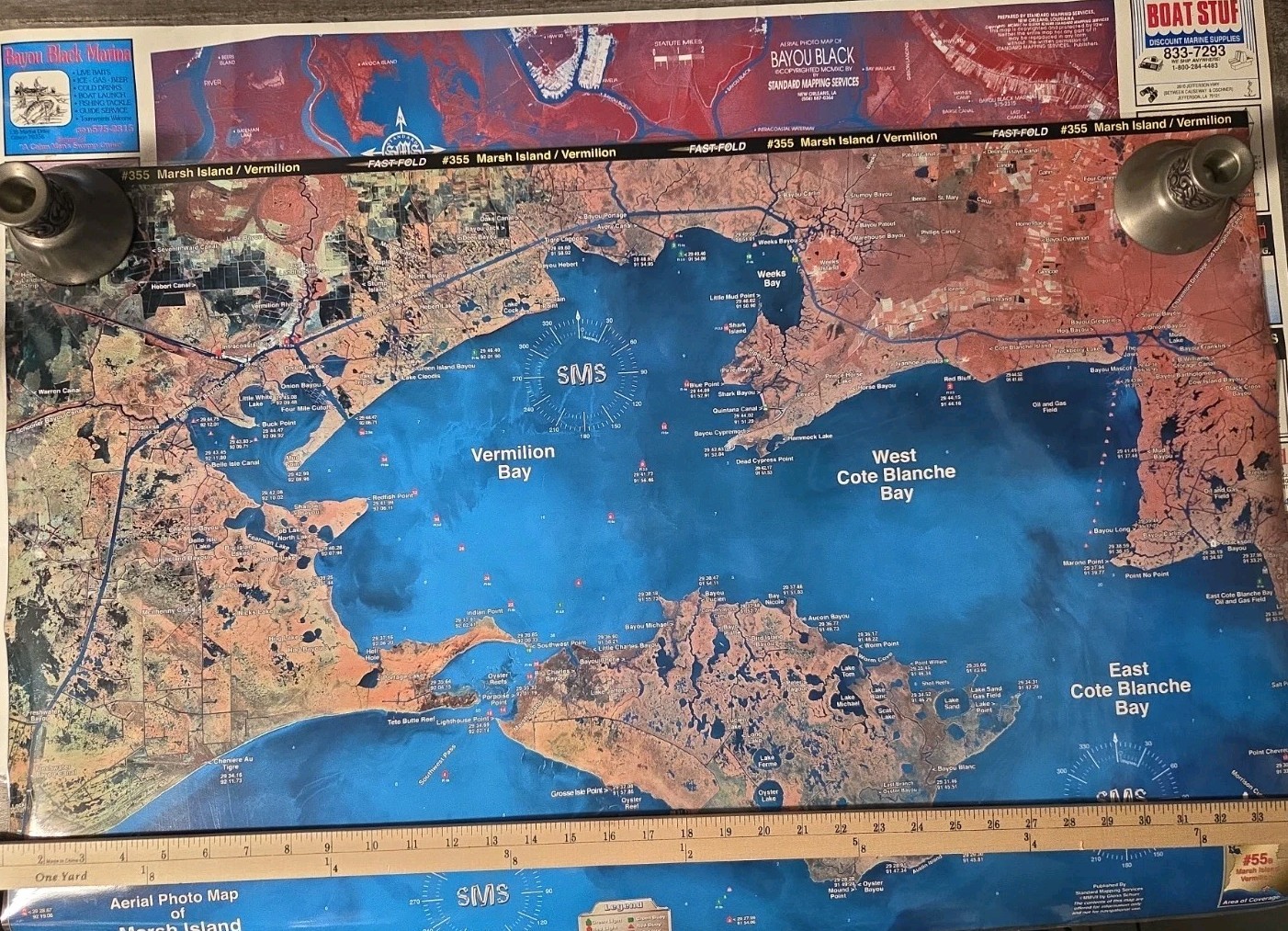 2 Standard Mapping Louisiana historical wetlands maps Bayou Black + Marsh Island