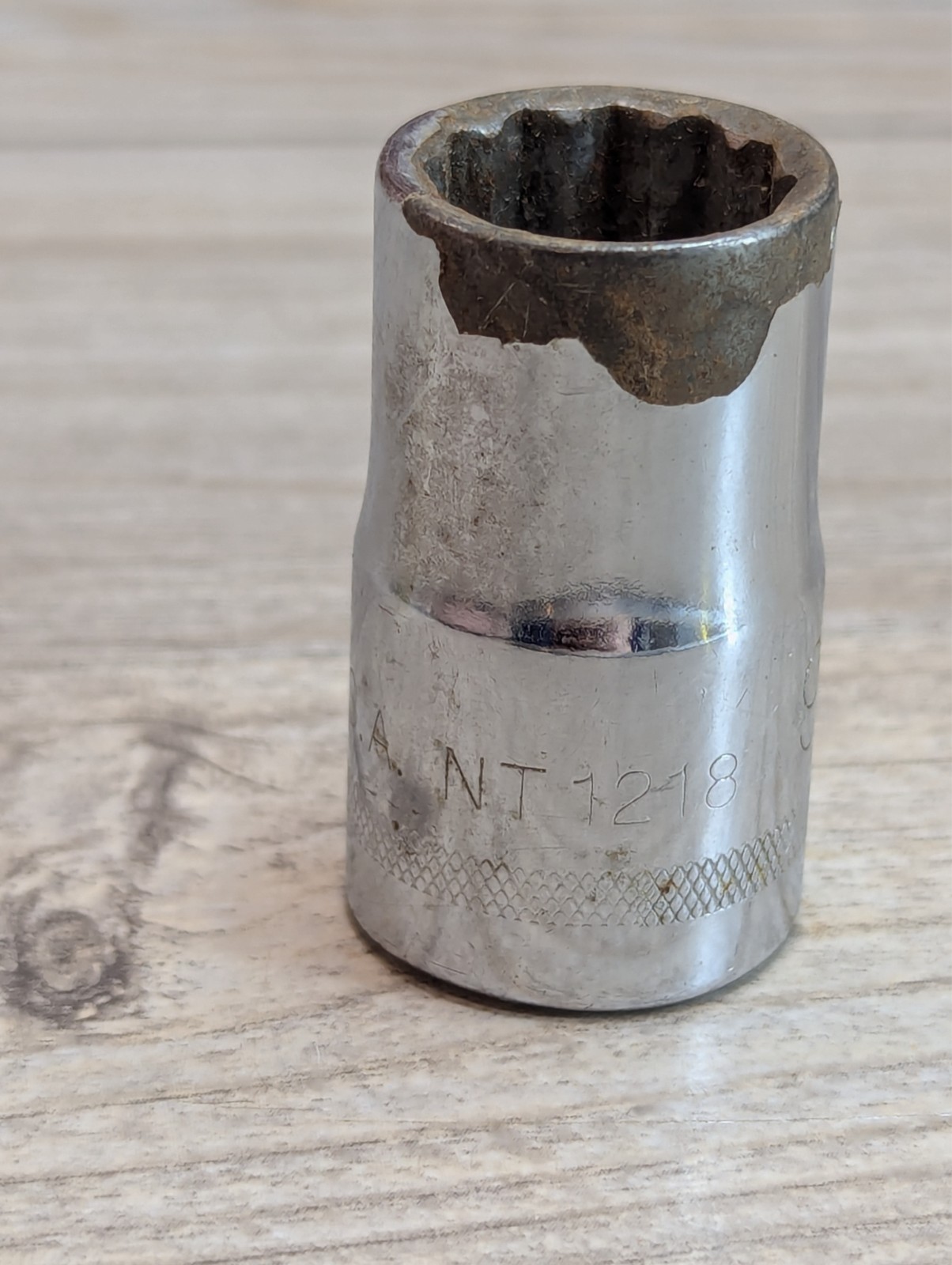 NAPA Tools 12 Point 9/16" Imperial Socket NT1218 USA