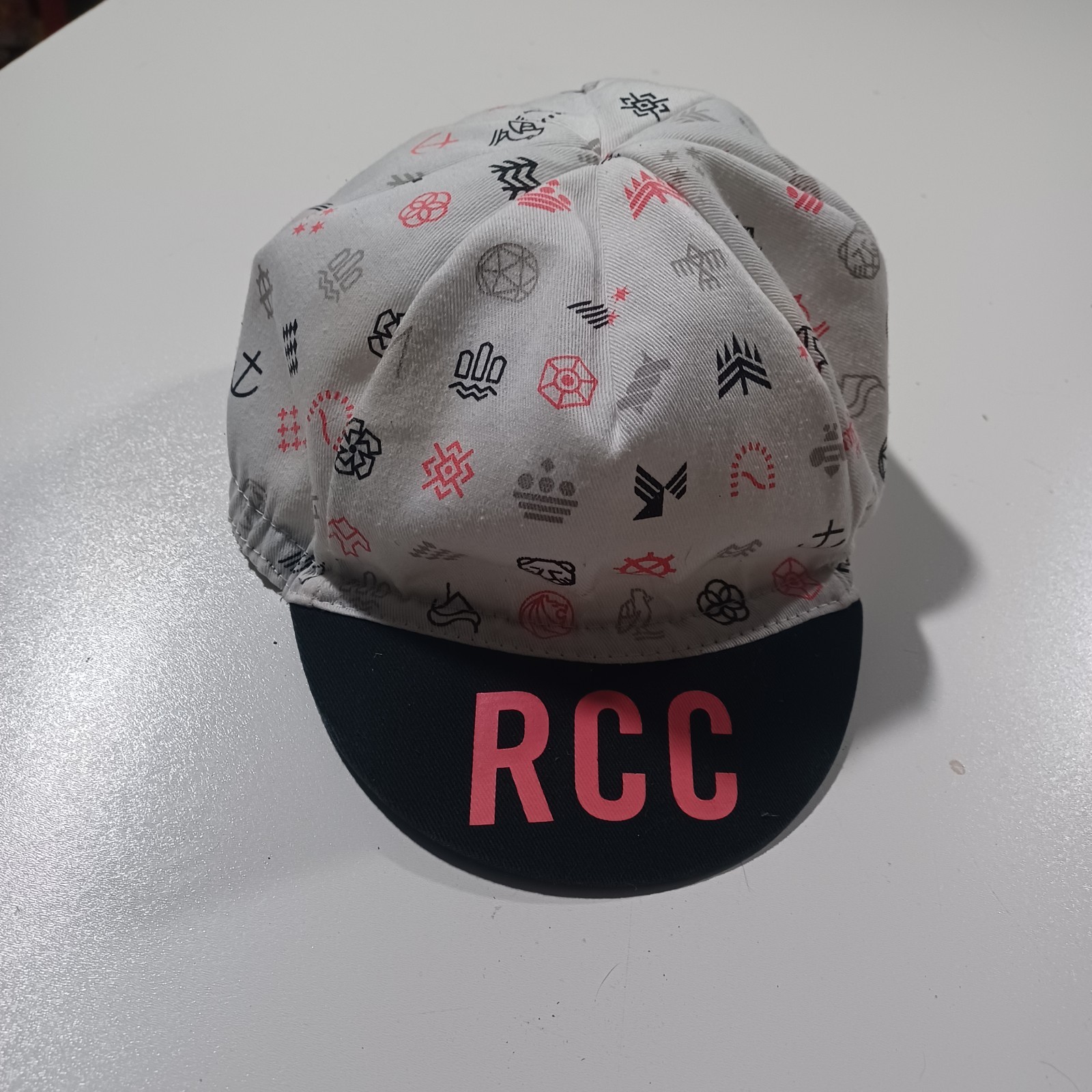 Rapha Cycling Club RCC Hat/cap One Size Fits Most Pink/white/black