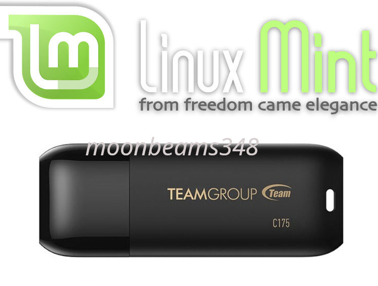 Linux Mint 22.2 Zara Cinnamon 64Bt 32 Gb USB 3.2 Linux Bootable Live Install