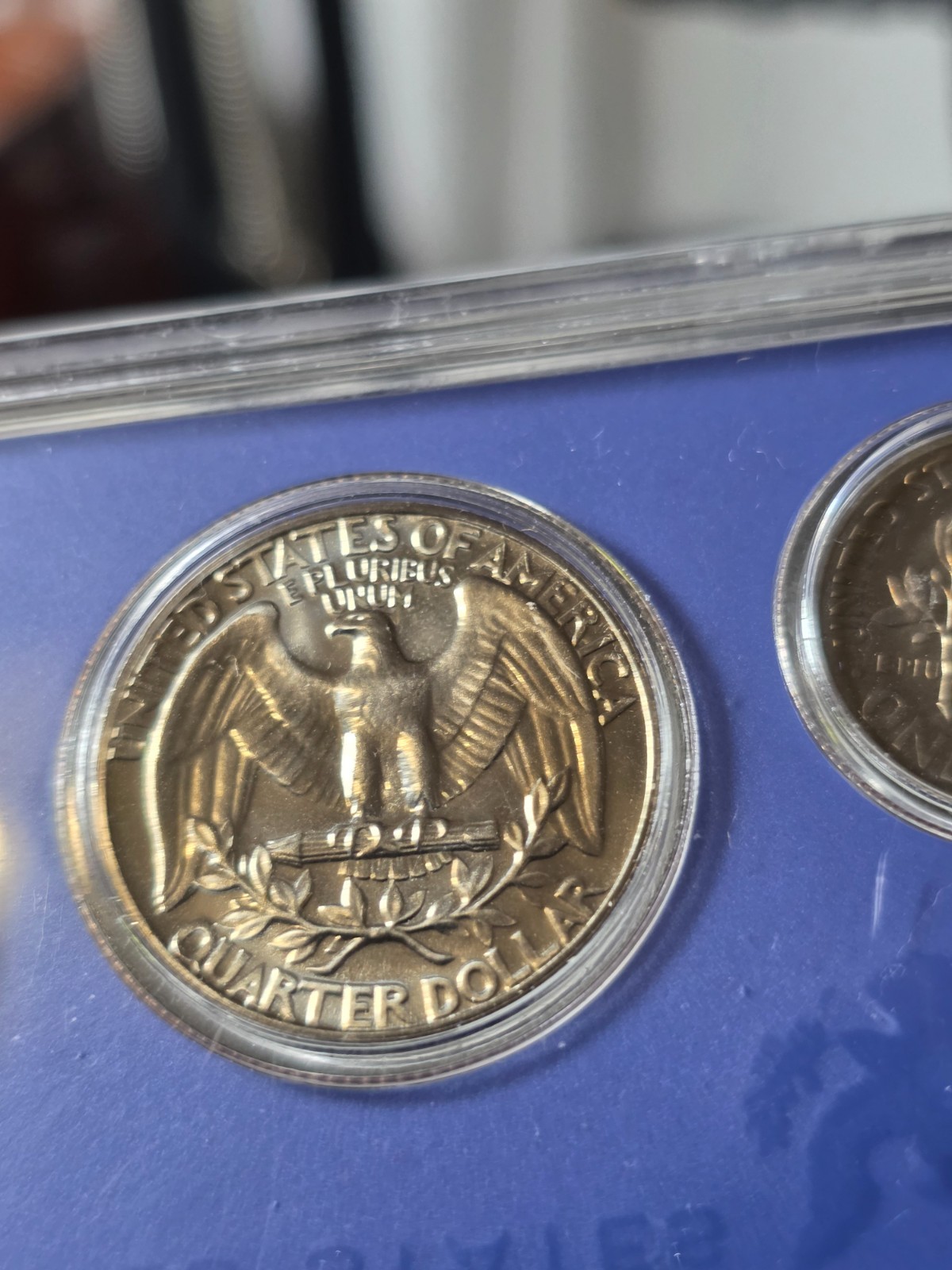 1967 us special mint set 5 coins half dollar replaced