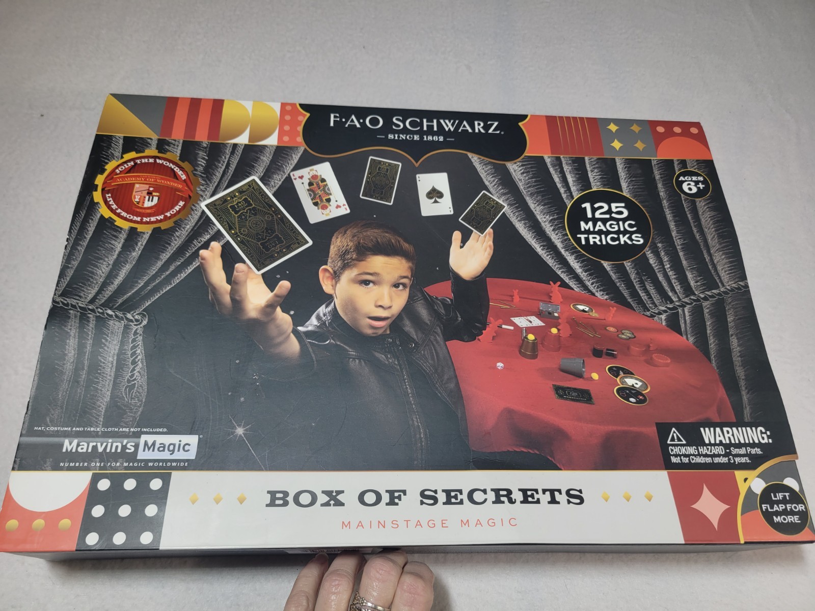 Magic Tricks Marvins Main Stage Magic Box Of Secrets 125 Magic Tricks