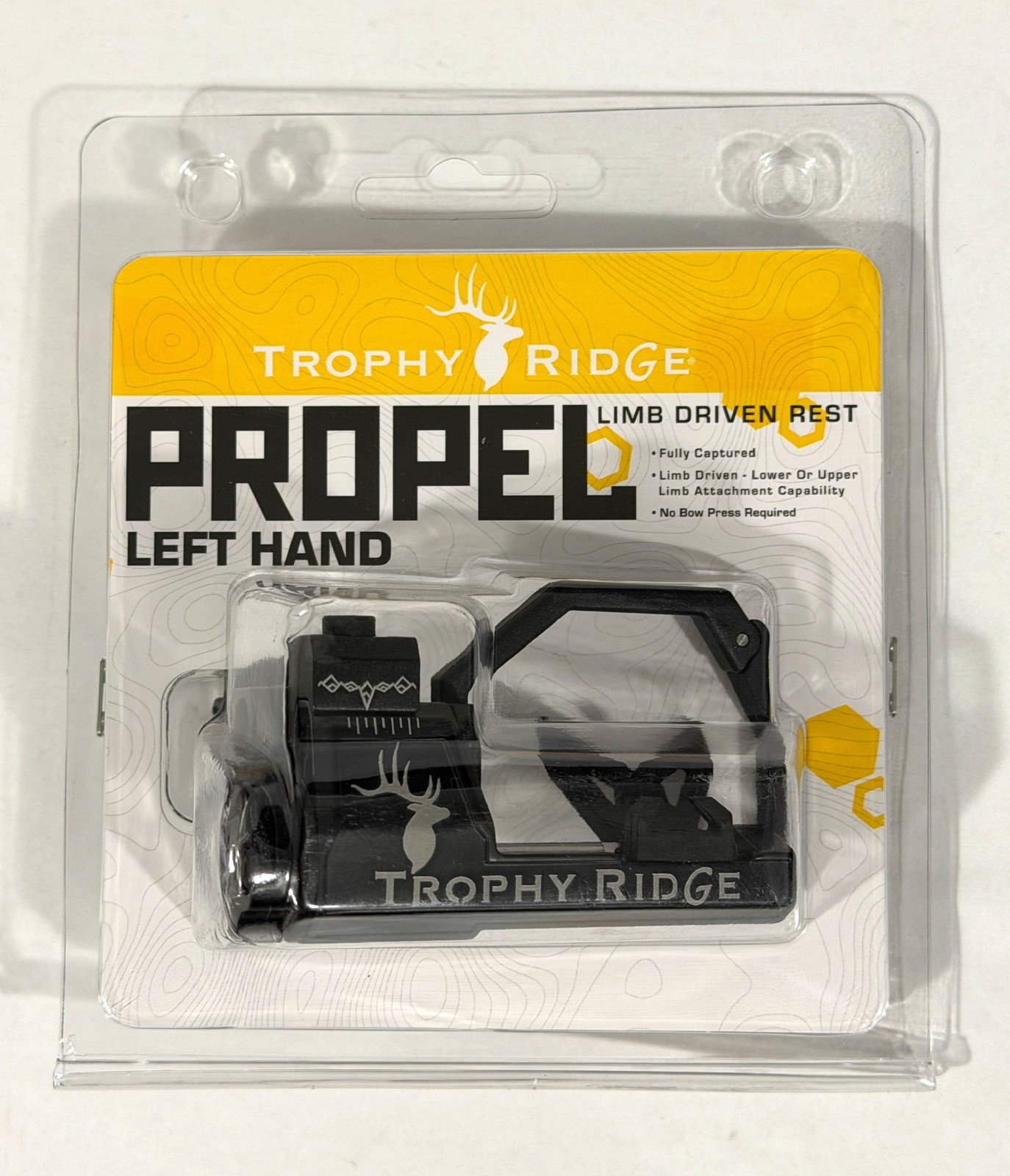 Trophy Ridge Propel Limb Driven Arrow Rest - Black - Left Hand #ARE302L