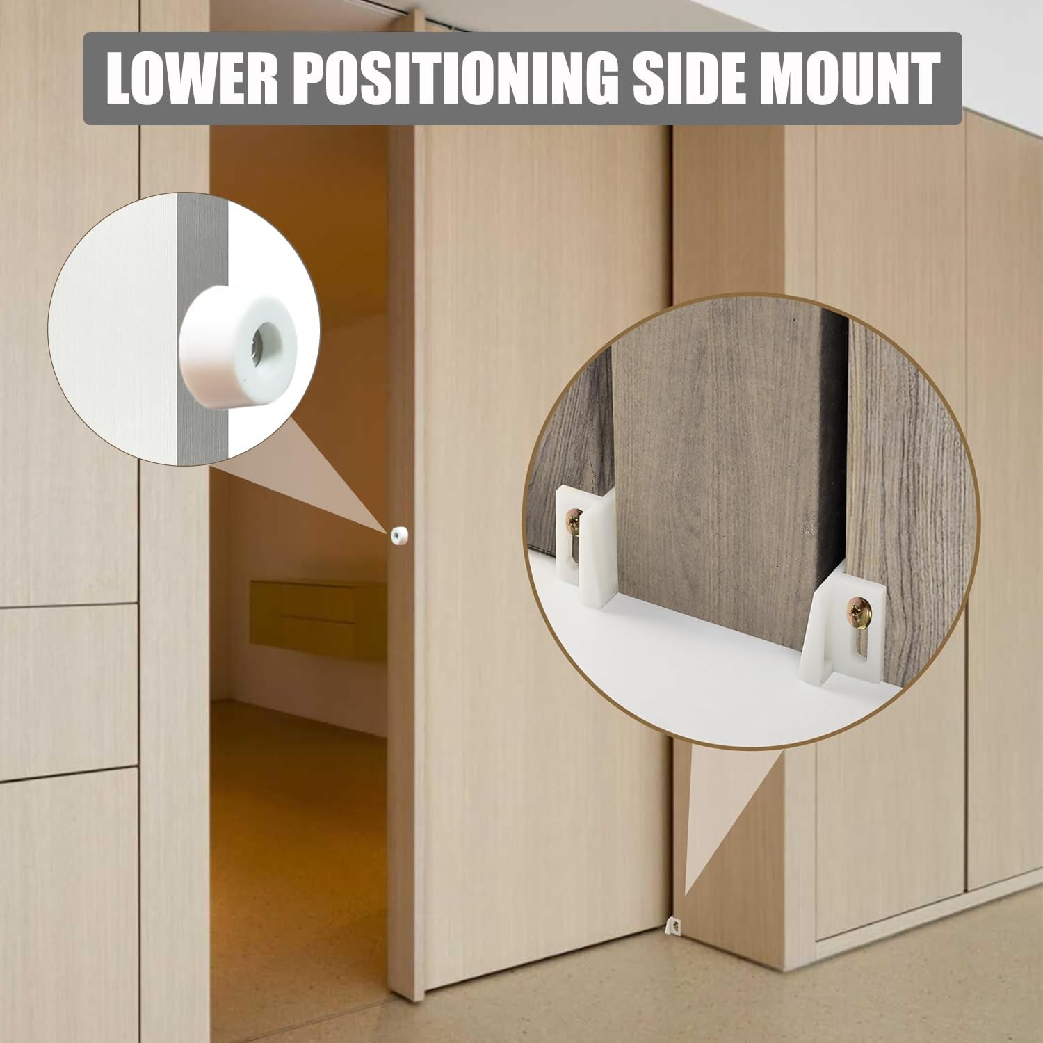 2 Pack Sliding Pocket Door Rollers Replacements Top Hanger Door...