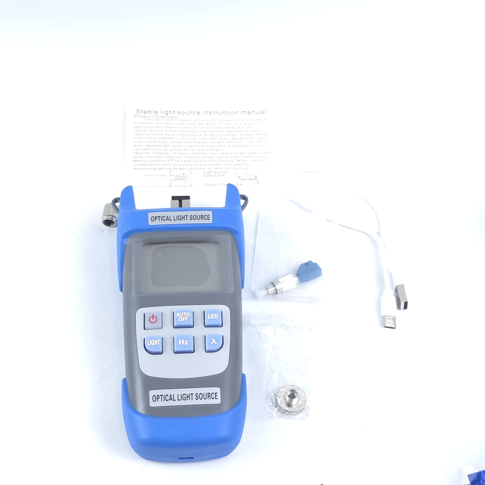 Handheld Fiber Optical Laser Light Source 1310/1550nm Fiber Optic Equipments