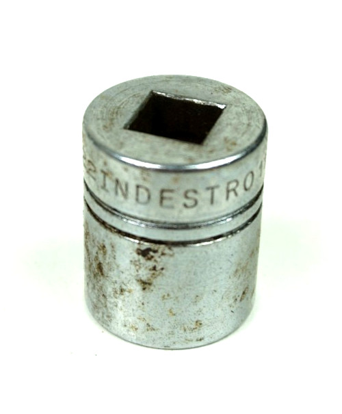 Indestro 11/16" 12 Point Shallow Chrome Socket 3/8" Drive 6222 USA