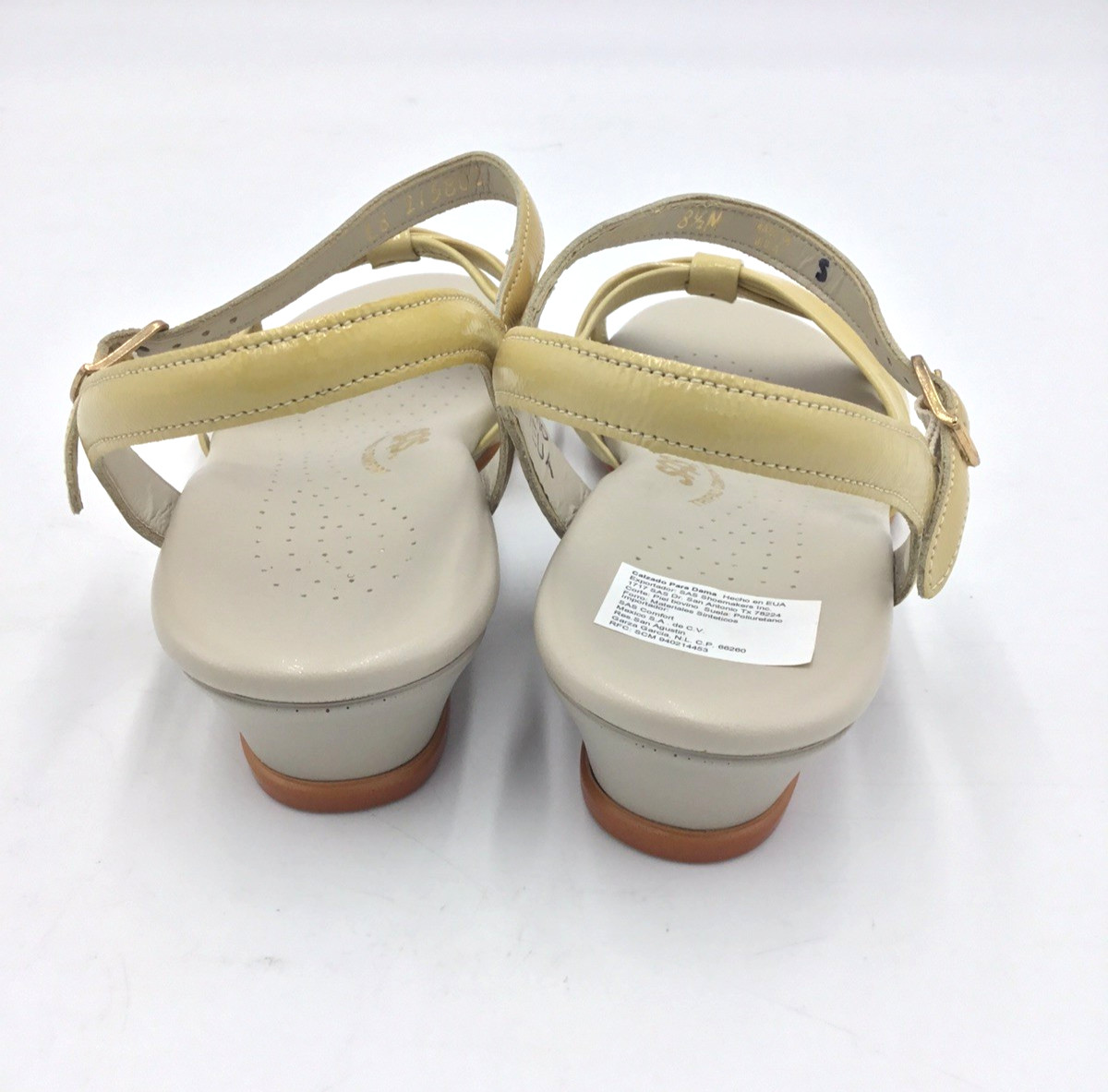 SAS Women's Strippy-P Sandal | Bone/Cream | Size-8.5 W