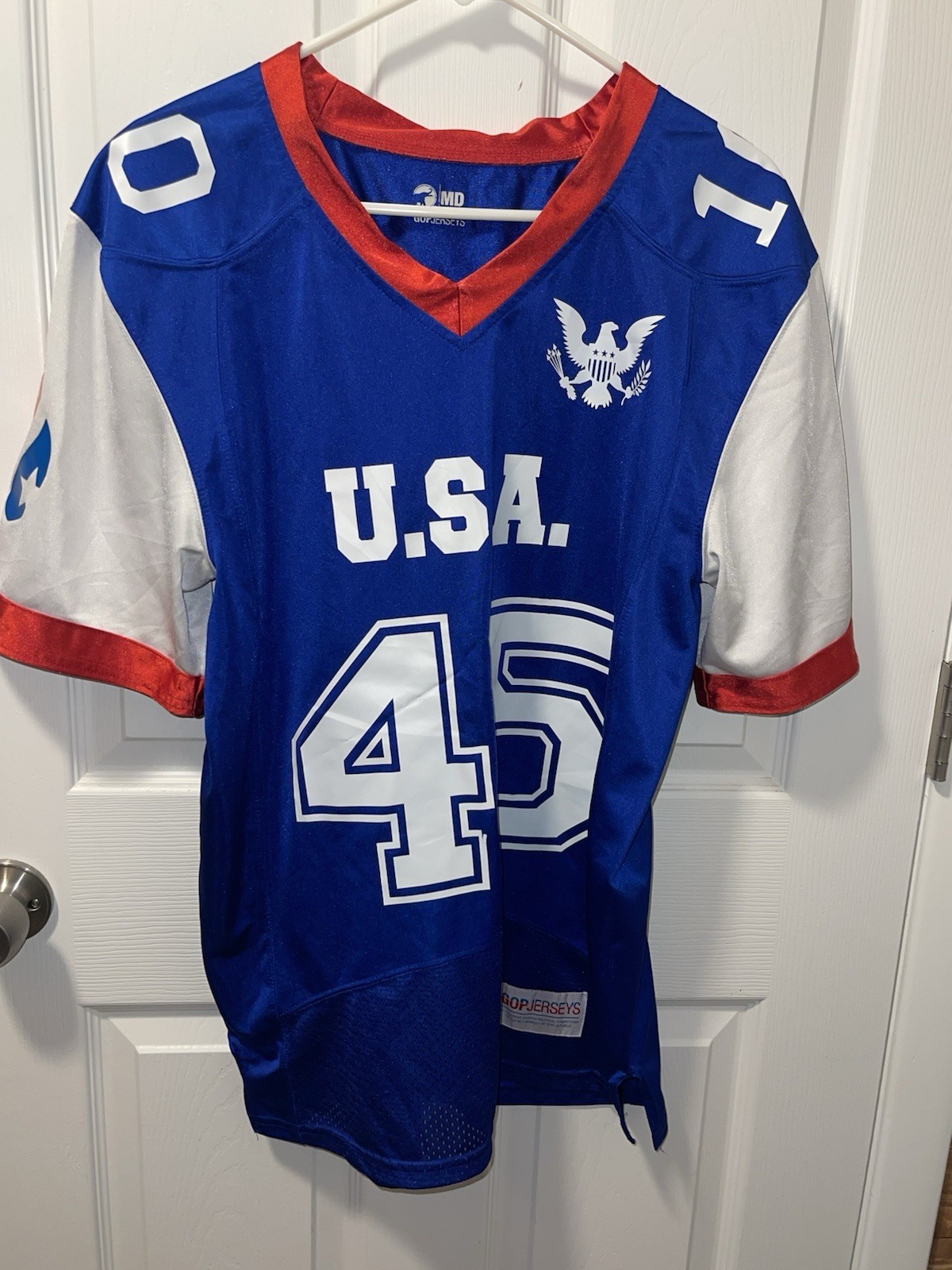GOP Ted Cruz 45 USA President Candidate Senator TEXAS Football Jersey Size M