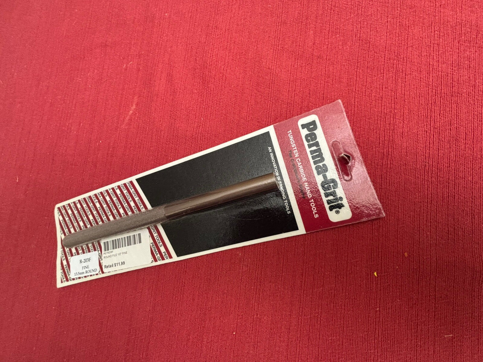 NEW Hand Tool Round 13.5 mm Fine Perma Grit Hand File R-203F
