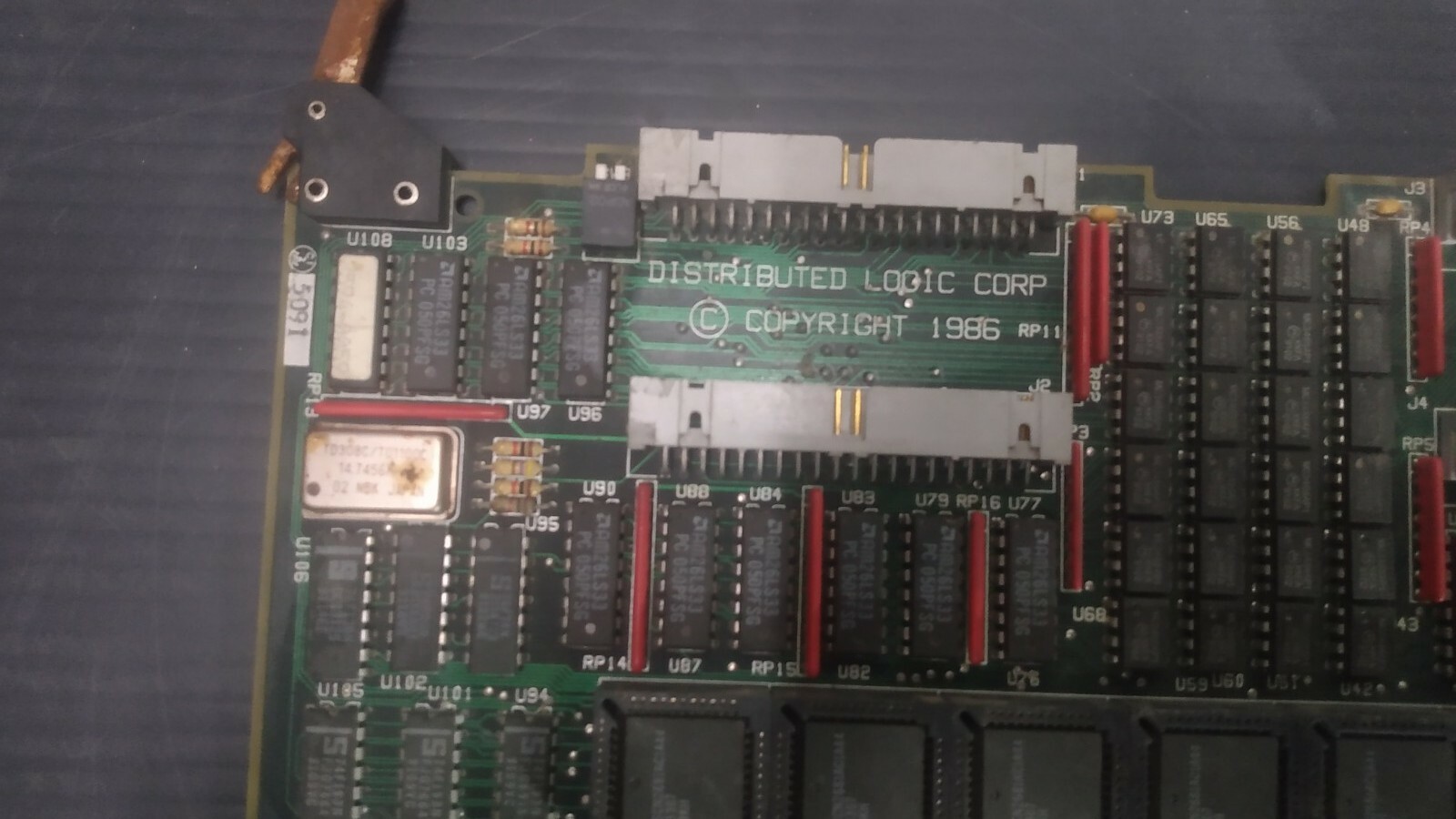 Dilog Distributed Logic Corp. CQ1610 Qbus 16 port controller 1986