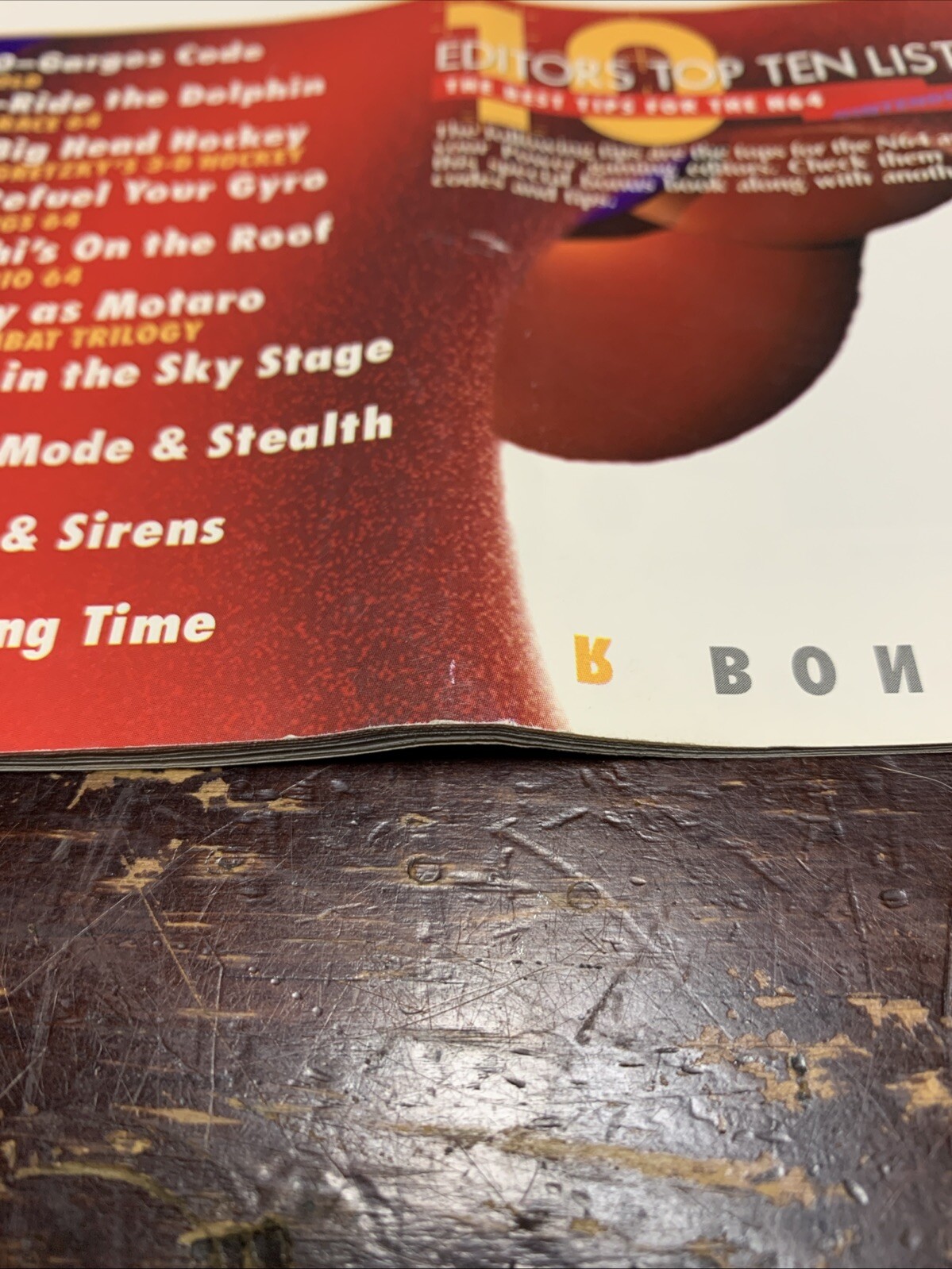 Nintendo 64 Power Tips Bonus Issue Magazine