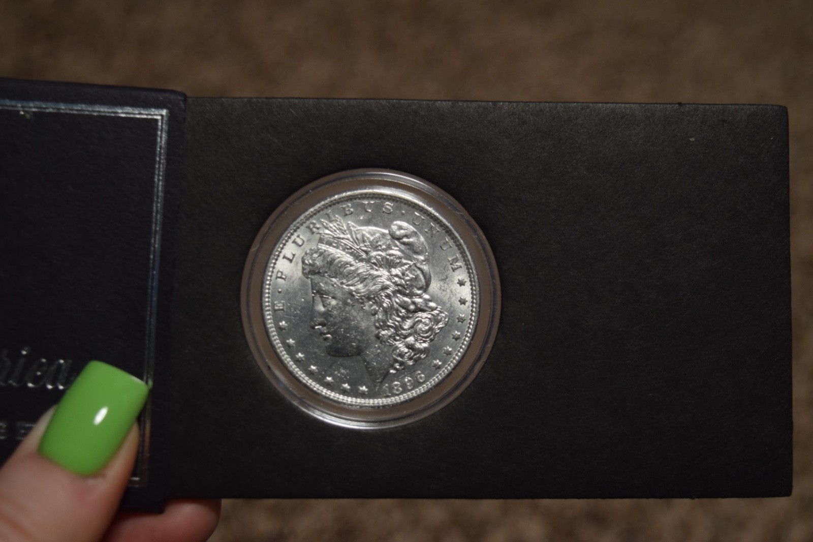 1896 $1 Morgan Silver Dollar - Philadelphia Mint in Packaging