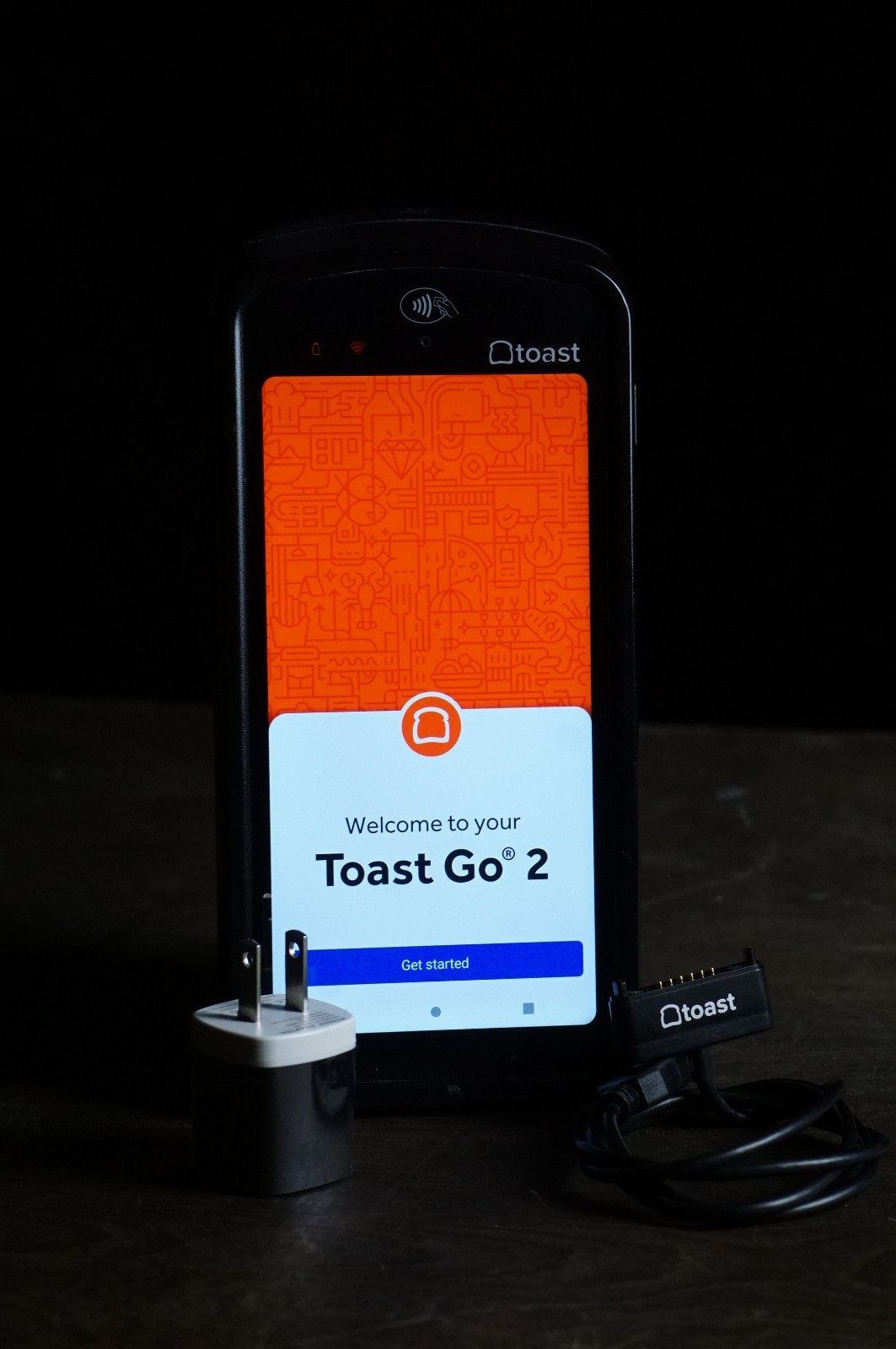 ✅USED✅Toast Flex POS Go 2 Handheld Tablet Mobile Computer Device + Charger TG200