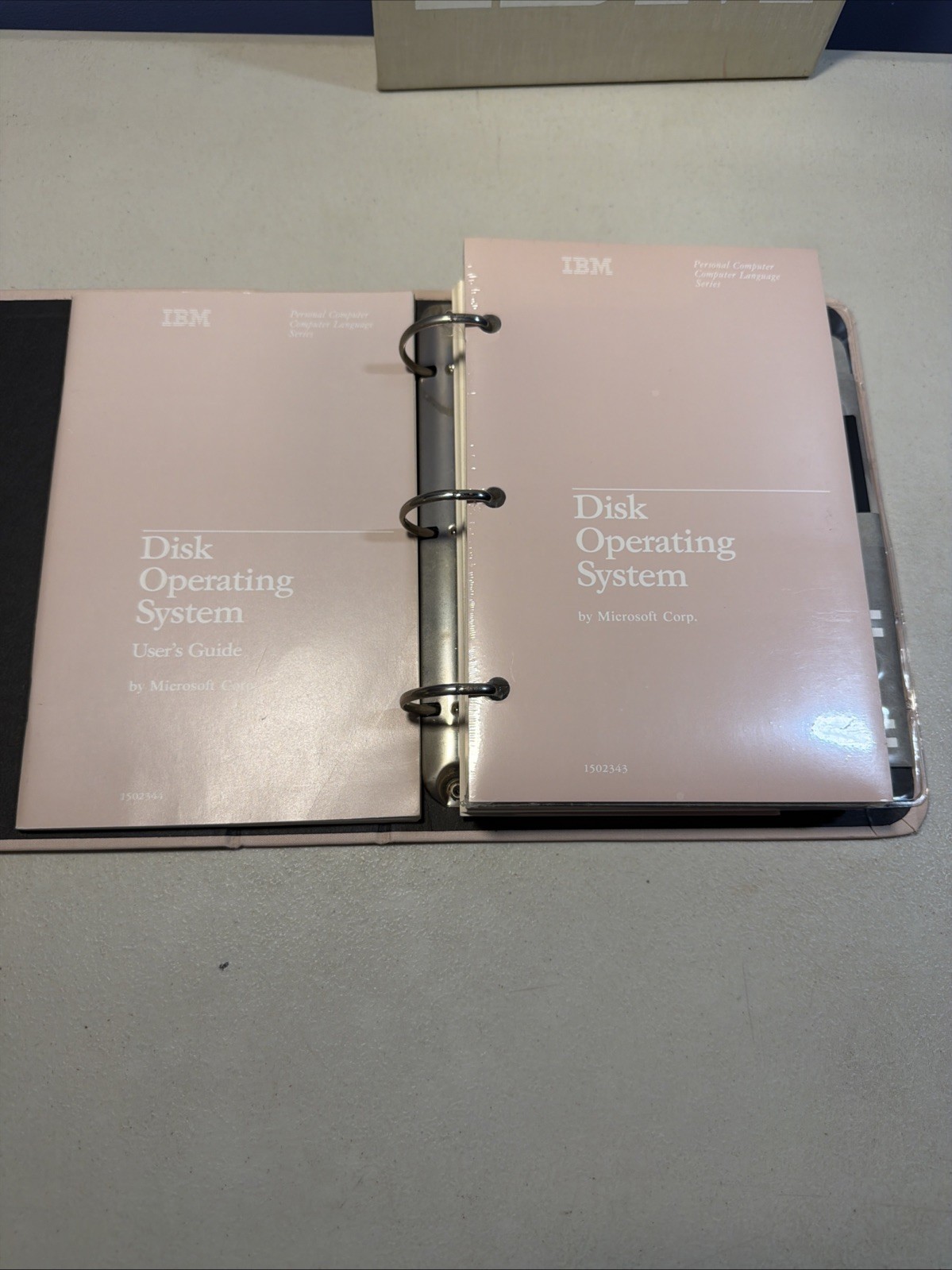 IBM DOS 2.1 Manual 6024120 w/ 5.25 Disks/Quick Reference Card/User Guide SEALED
