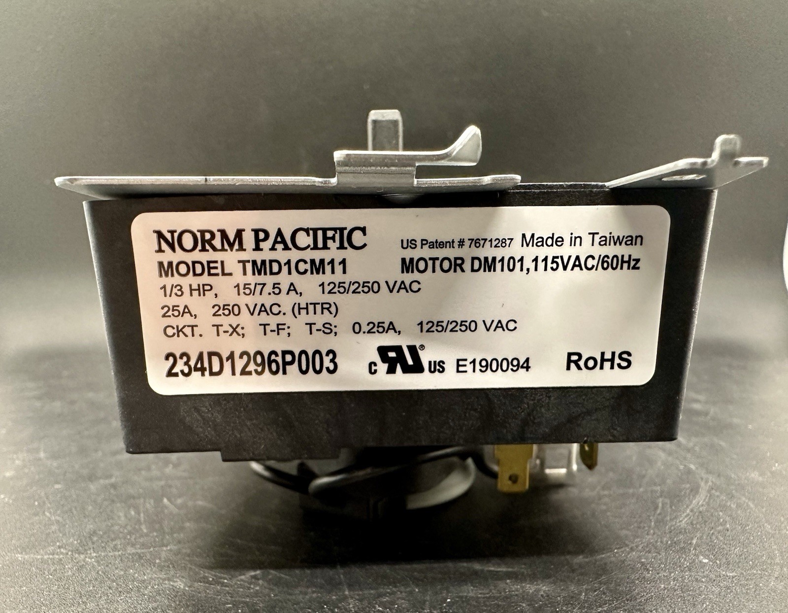 GE 234D1296P003 Genuine OEM Dryer Timer TMD1CM11 - Free Shipping