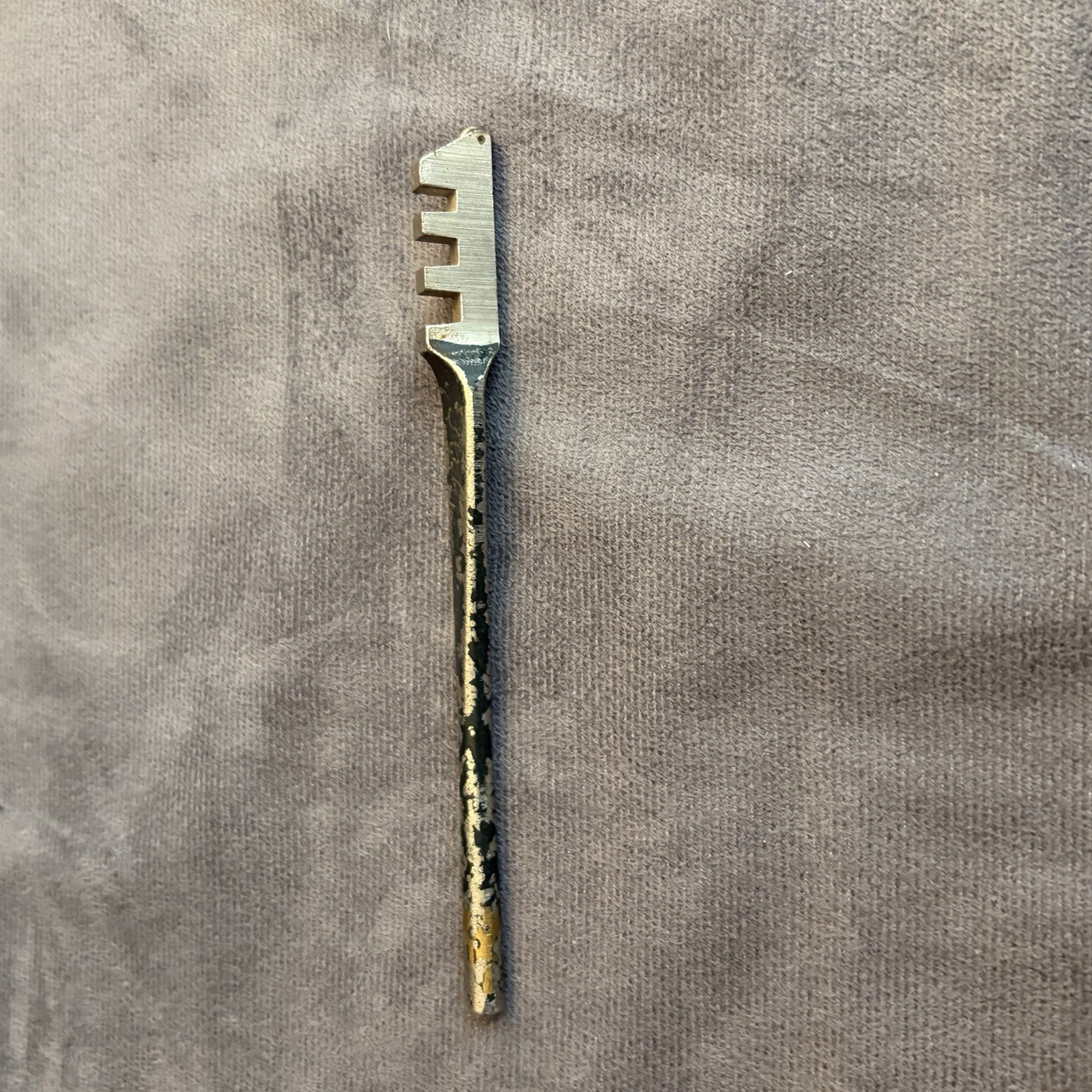 Vintage Fletcher Glass Cutter No. 1 Fletcher-Terry Farmington Green Gold 5 inch