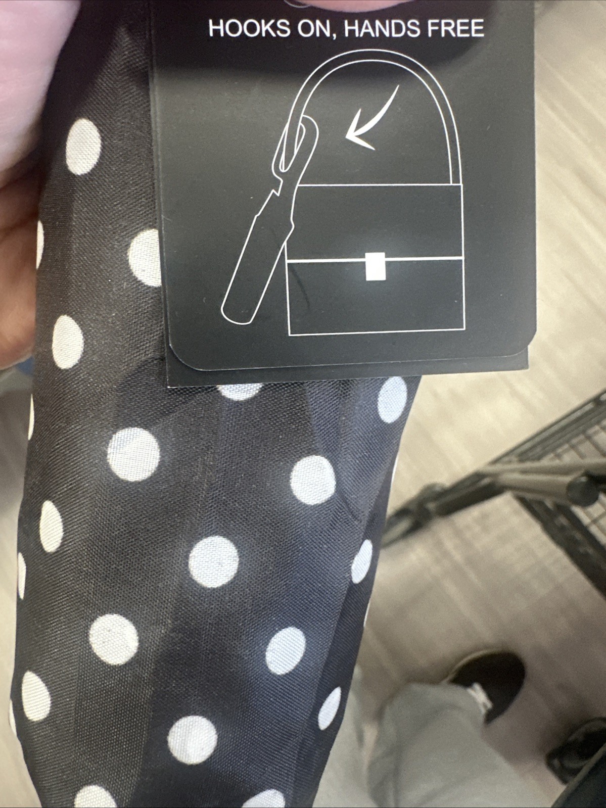 Nine West Umbrella Auto Open/ Close Brown w Multicolored Dots NWT