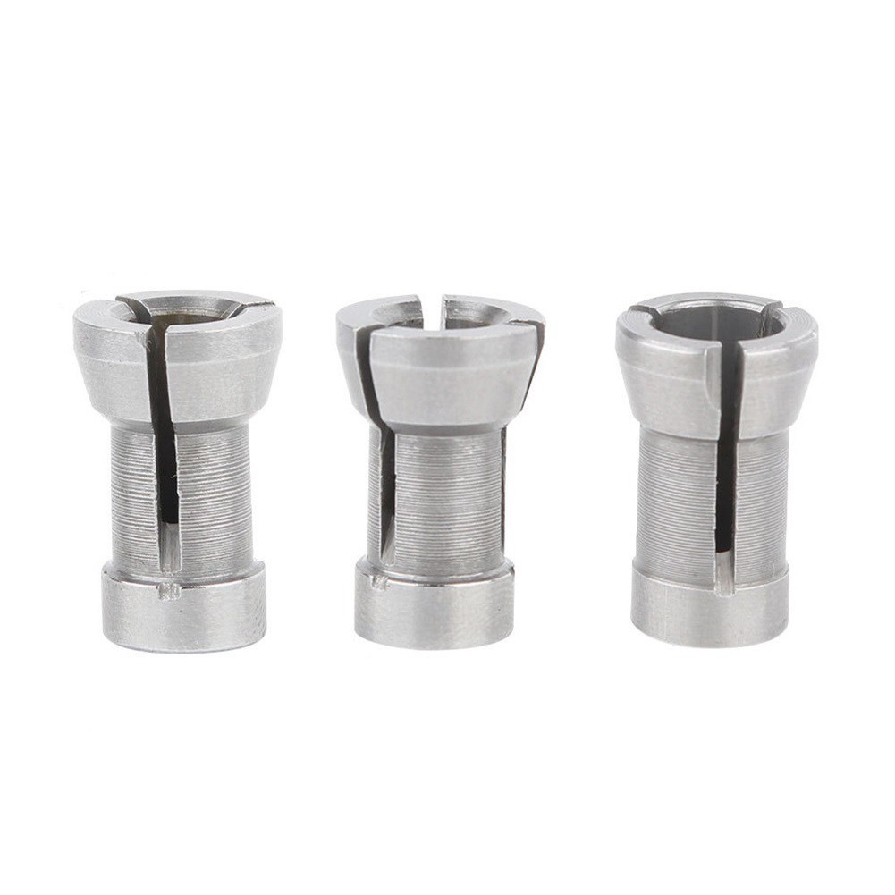 Router Bit Collet Chuck Rods 3pcs with 6 6 35 8mm for Molding and Router Use