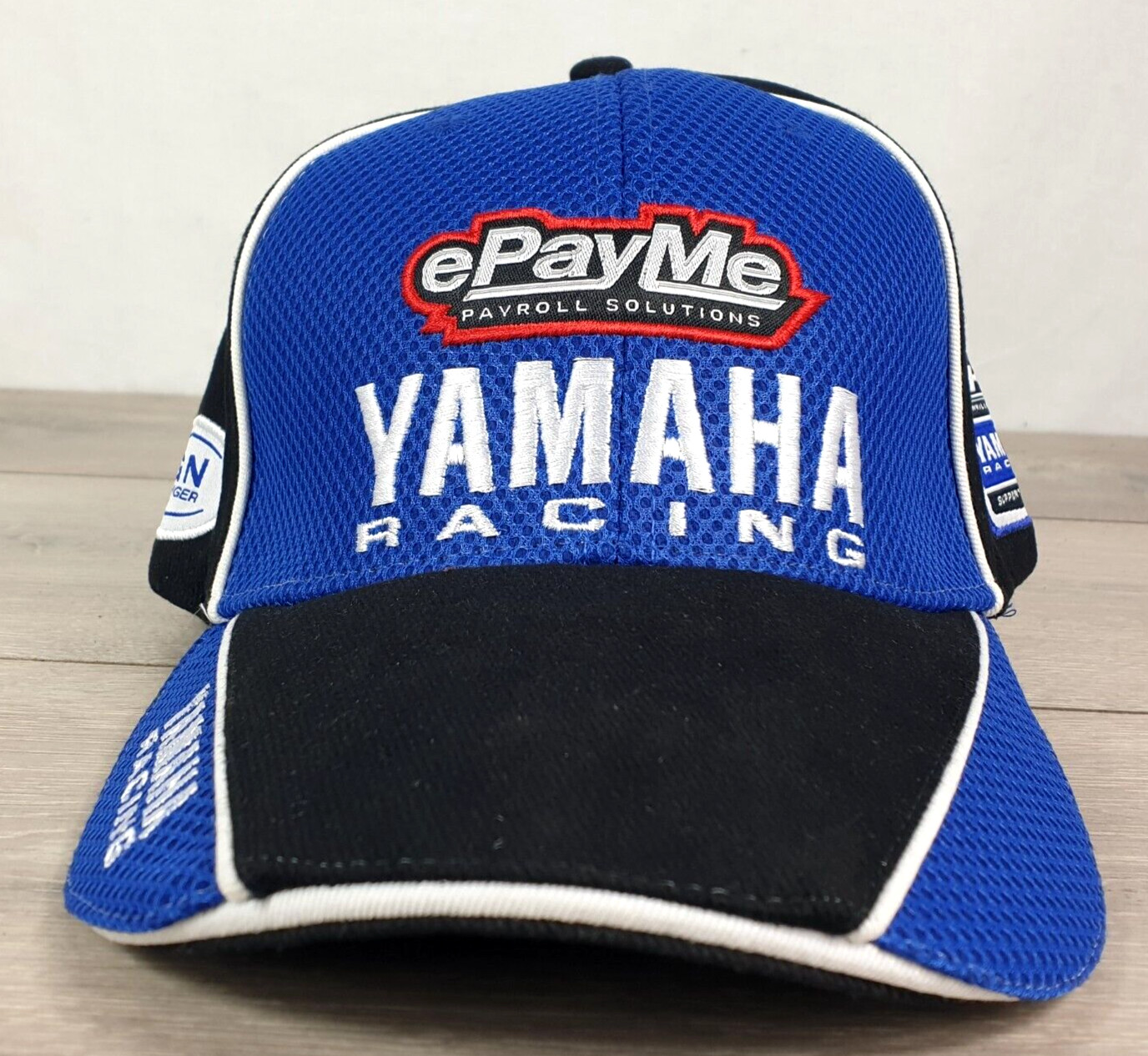 Official YAMAHA Racing Adult Size Baseball Cap Curved Peak Adjustable One Size