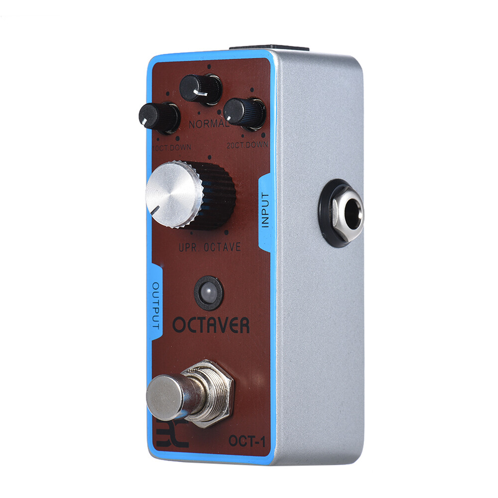ENO EX OCT-1 OCTAVE Mini Octave Guitar Effect Pedal True Bypass Metal Shell R0O1
