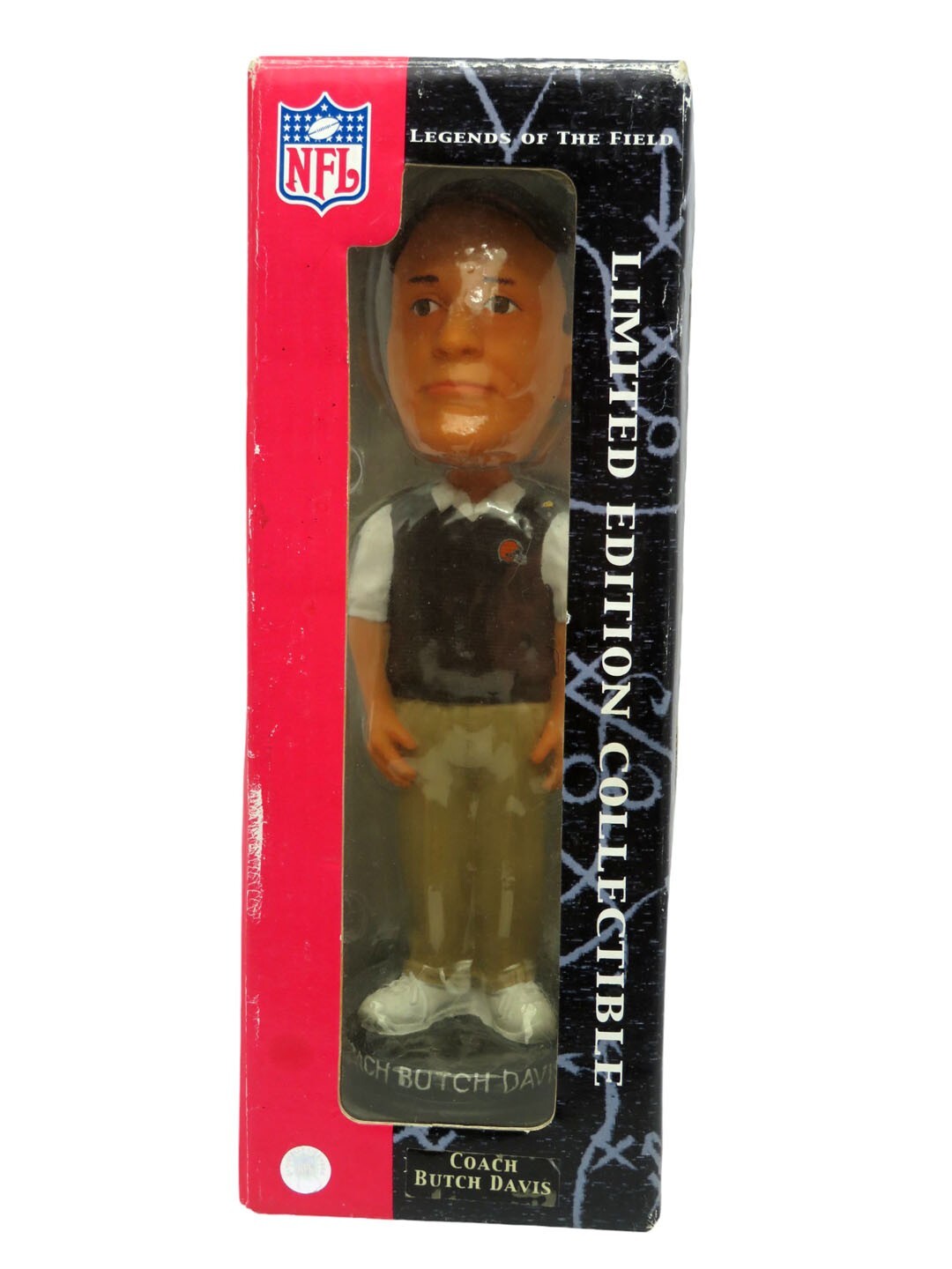 NFL Cleveland Browns Legends of the Field Coach Butch Davis Bobblehead Limited