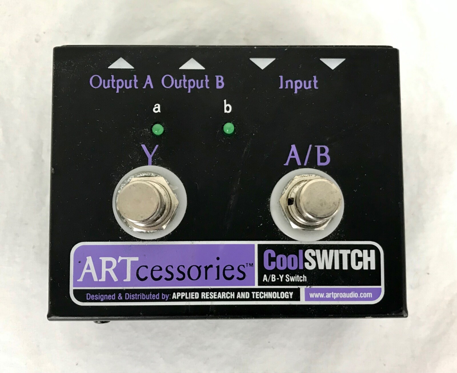 ART A/B-Y CoolSwitch. Applied Research & Technology. ARTcessories. ArtProAudio