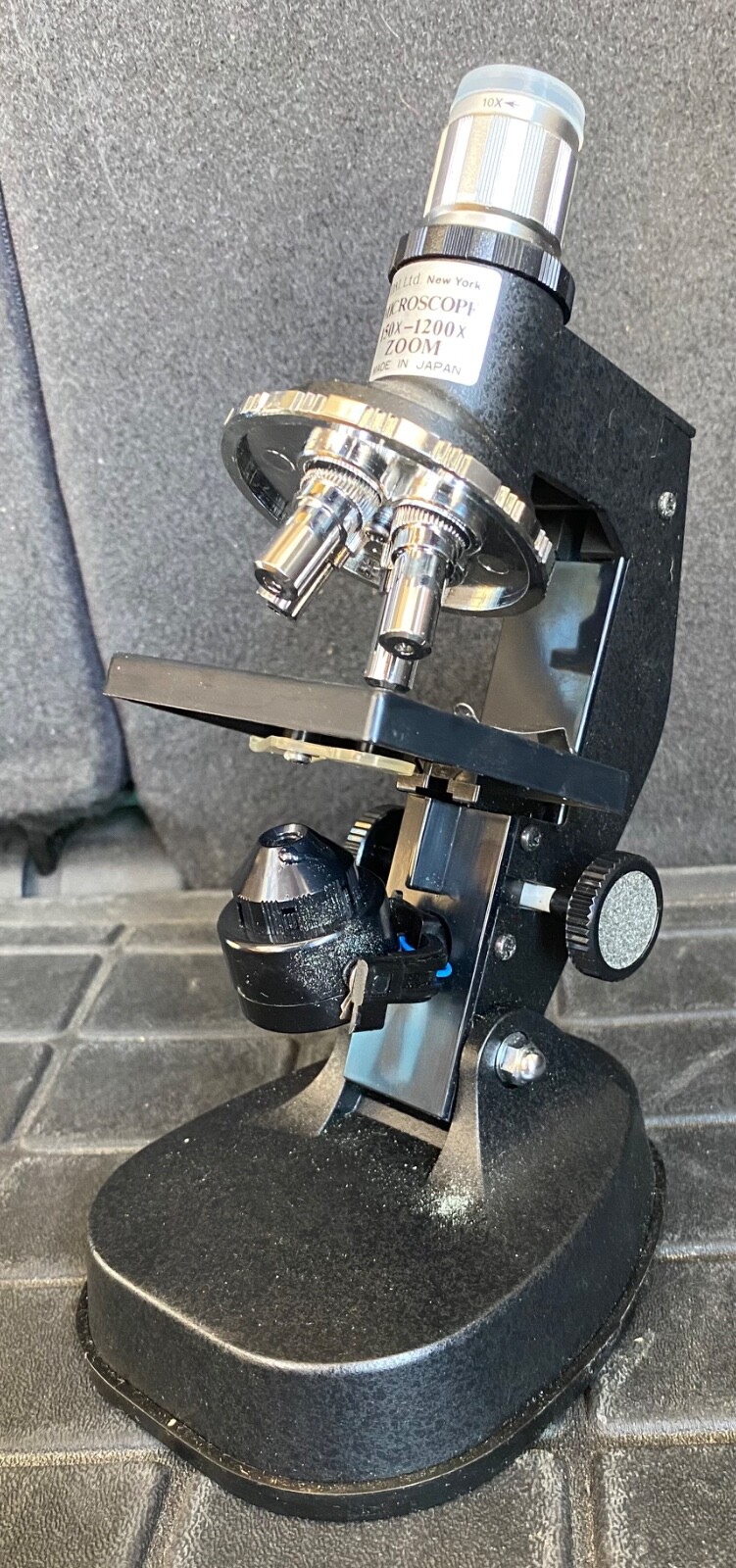 Vintage IDAILTD Microscope In Box With Microslide Viewer & Projection Device
