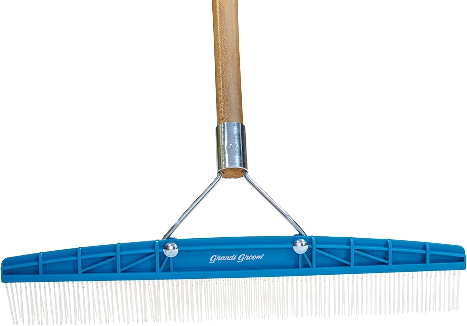 AB24 Carpet Rake - 18" Head, 54" Handle - Blue