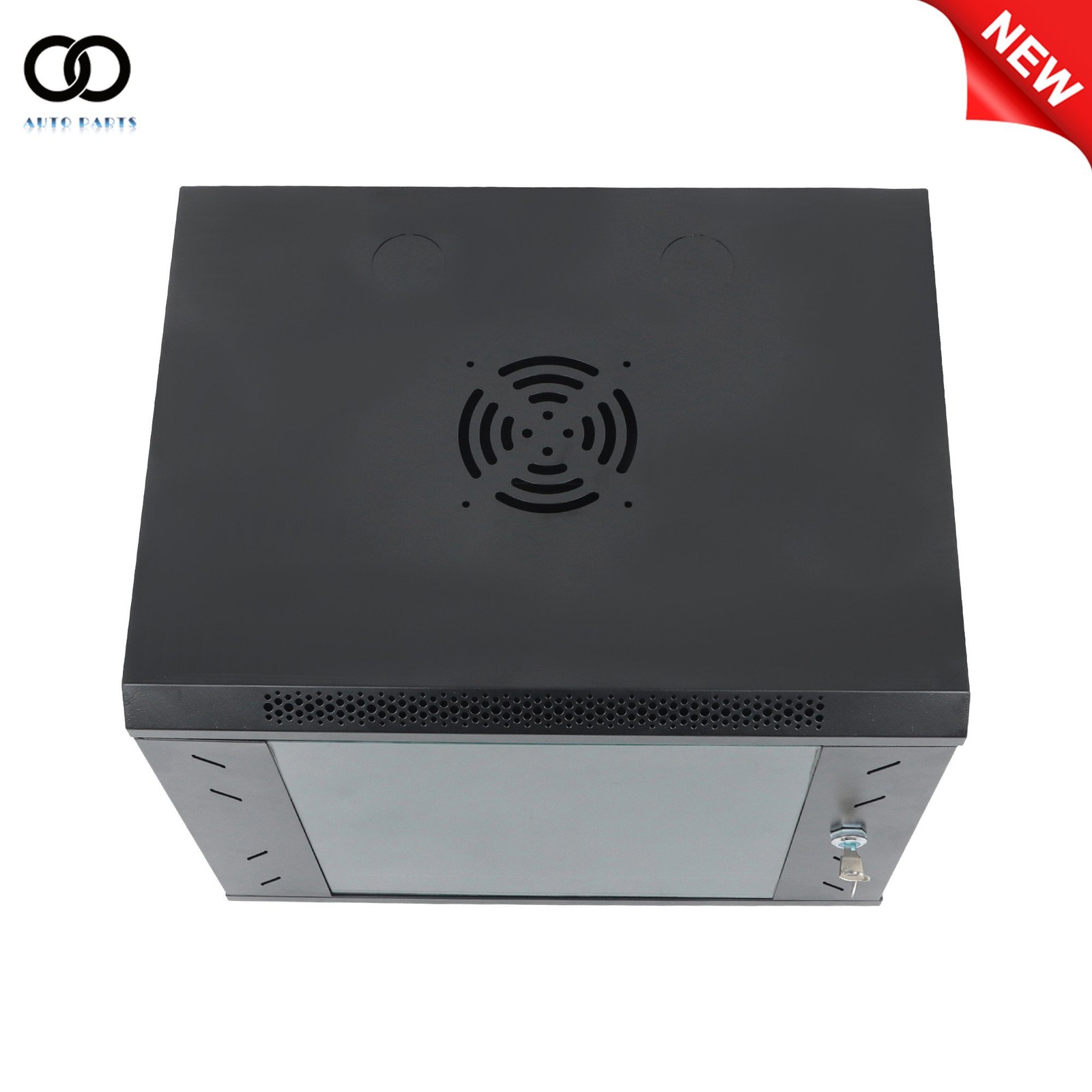 9U Wall Mount Server Rack Enclosure 15.5'' Deep Door Lock Fast Heat Dissipation