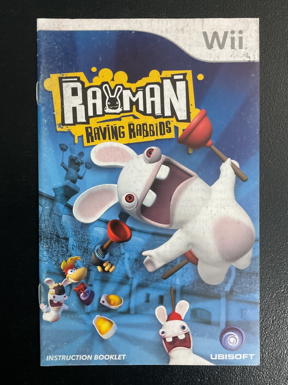 Rayman Ravings Rabbids 1  Nintendo Wii Instruction Manual Only