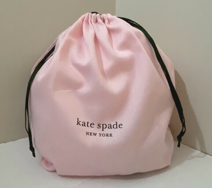 New Kate Spade Large Drawstring Dust bag size 19" x 17" Pink