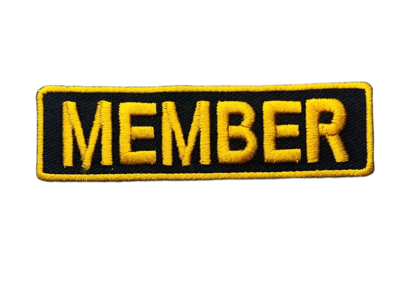 Member Yellow On Black 4 inch Patch IV3716 F6D18FF