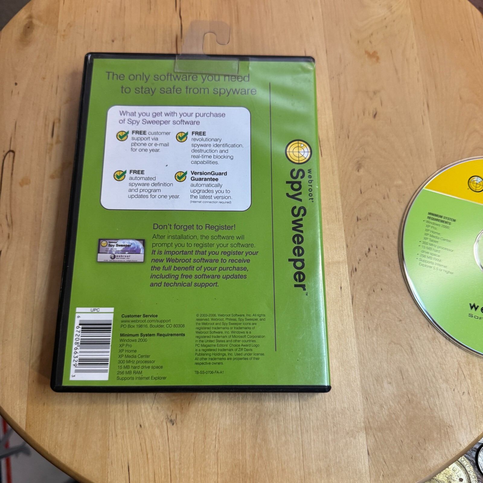 Webroot Spy Sweeper 2003 - 2005 Anti-Spyware Software includes Key Code