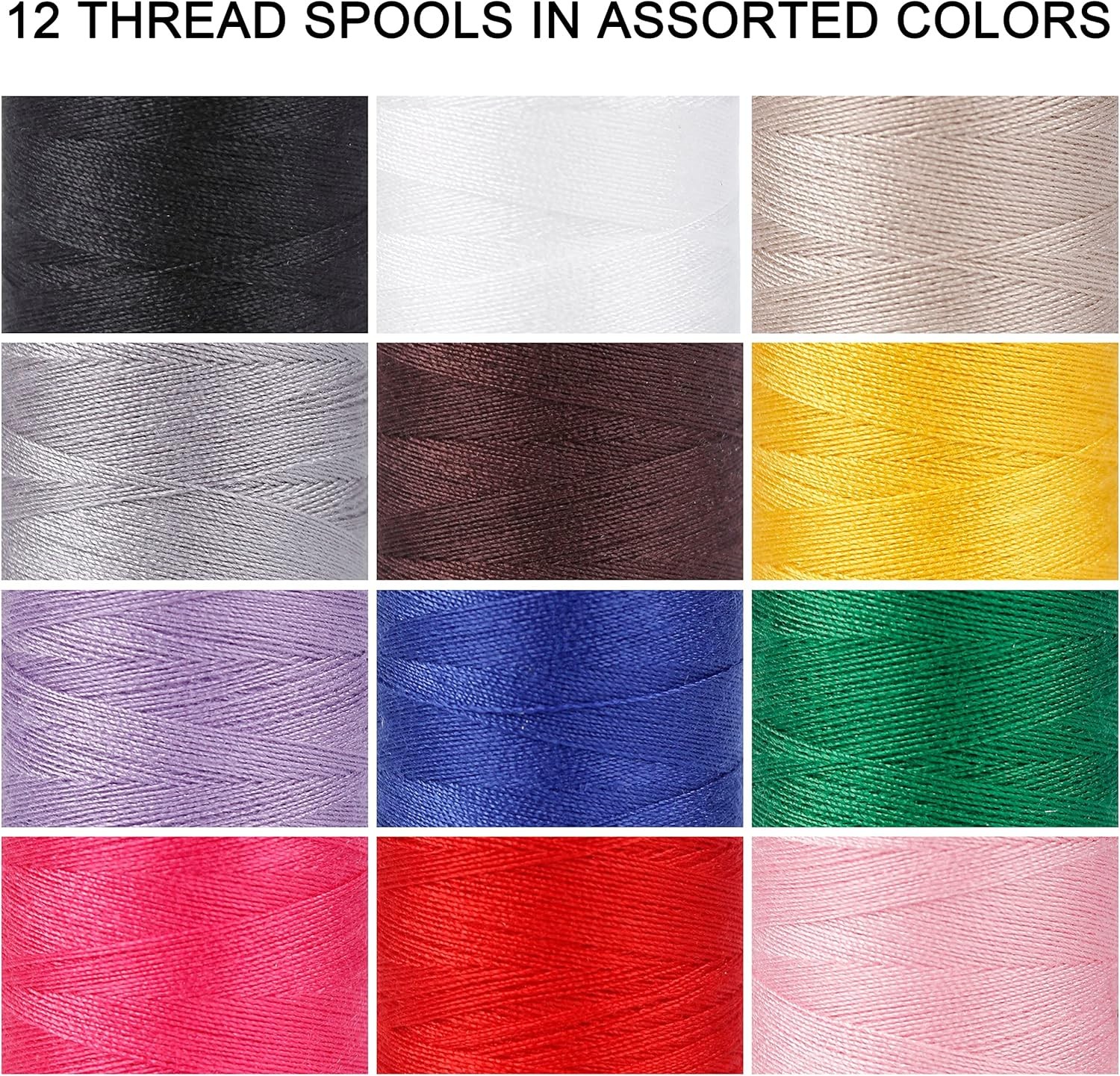 Sewing Threads Polyester Bobbin Embroidery Machine DIY
