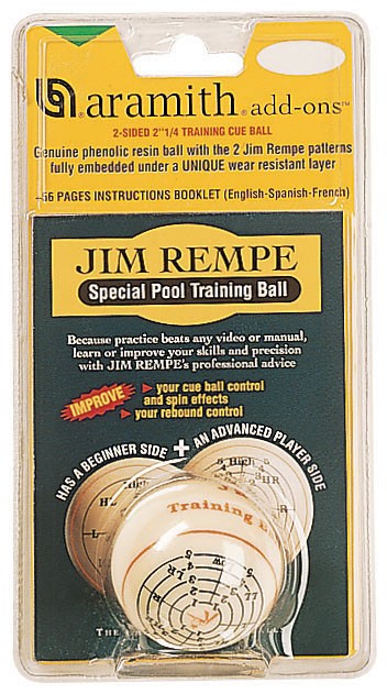 Aramith Jim Rempe Training Cue Pool Billiard Ball NEW!!