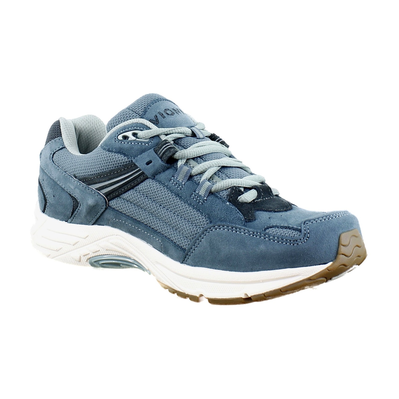 Vionic W 23Walk 2.0 Women's Athletic Bodega Blue Suede Leather Size 6 W