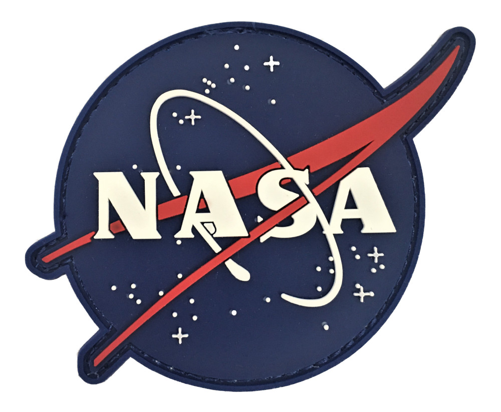 NASA Logo Silicon PVC Patch Space X Shuttle Force USAF Ranger F-35 Airsoft P176