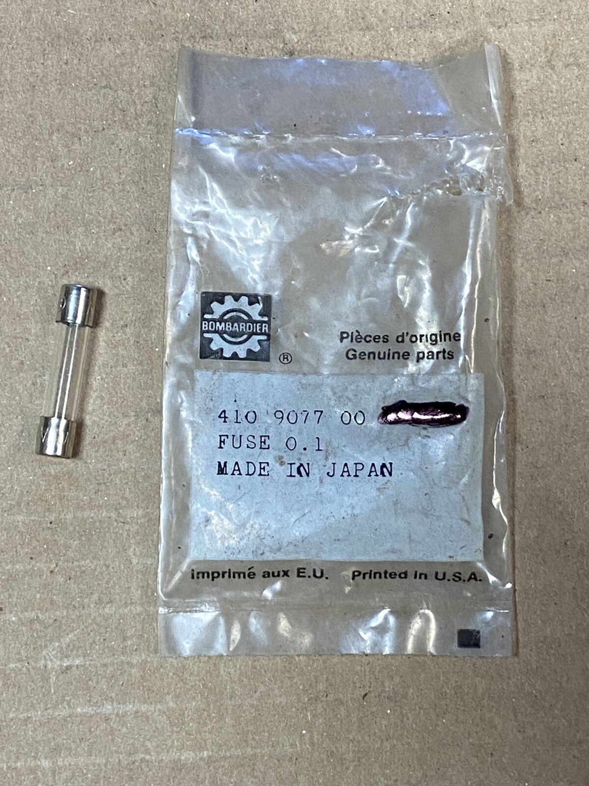 Original Skidoo Snowmobile 0.1 Fuse. 410-9077-00