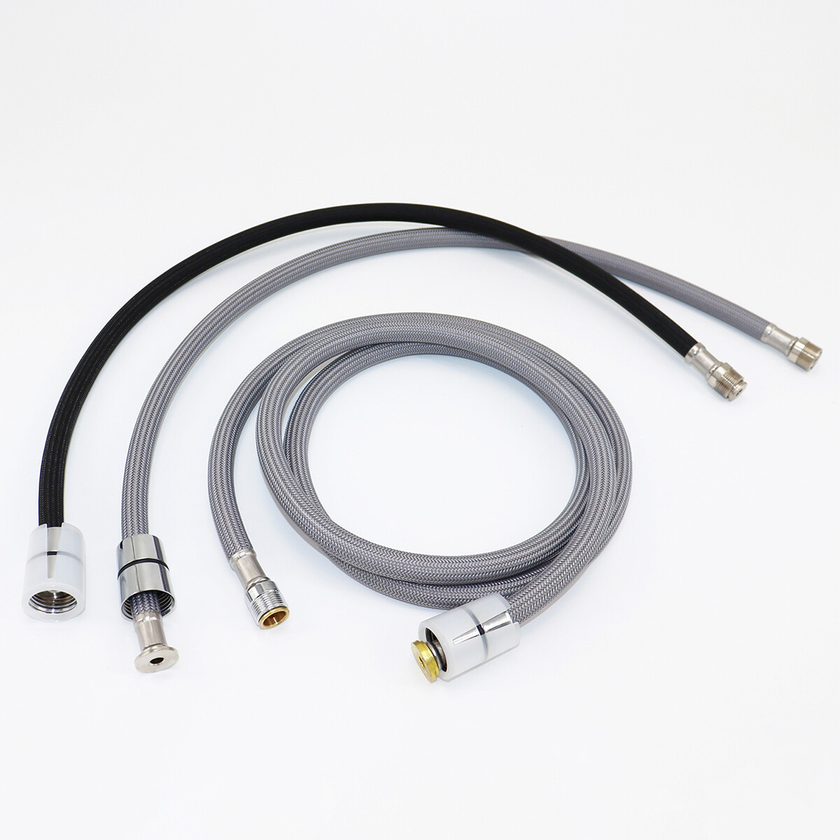 50/60/85/150cm Nylon Hose Replacement Hose for Kitchen Sink Faucet Hose Pull