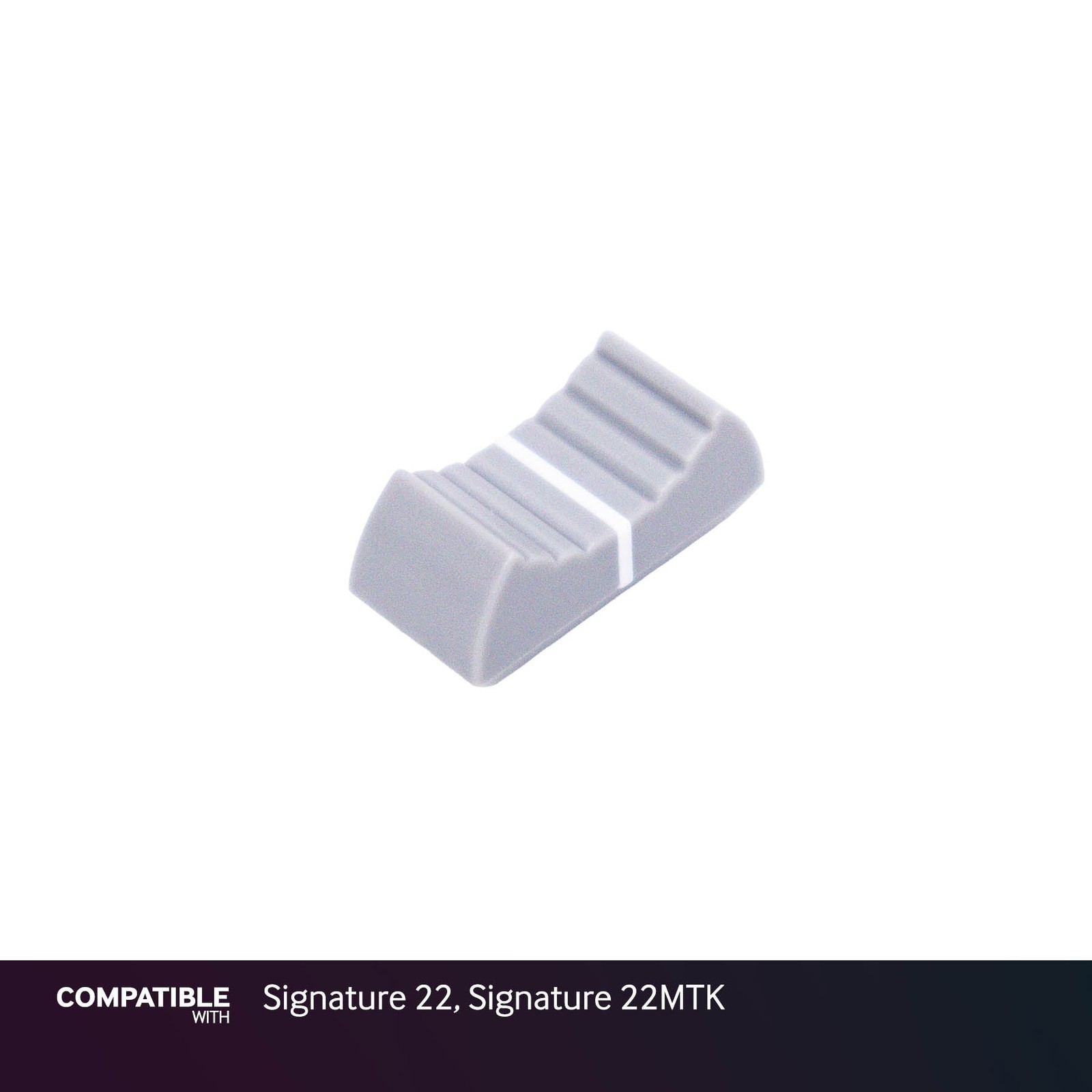 Soundcraft Gray/White Fader Cap for Signature 22, Signature 22MTK