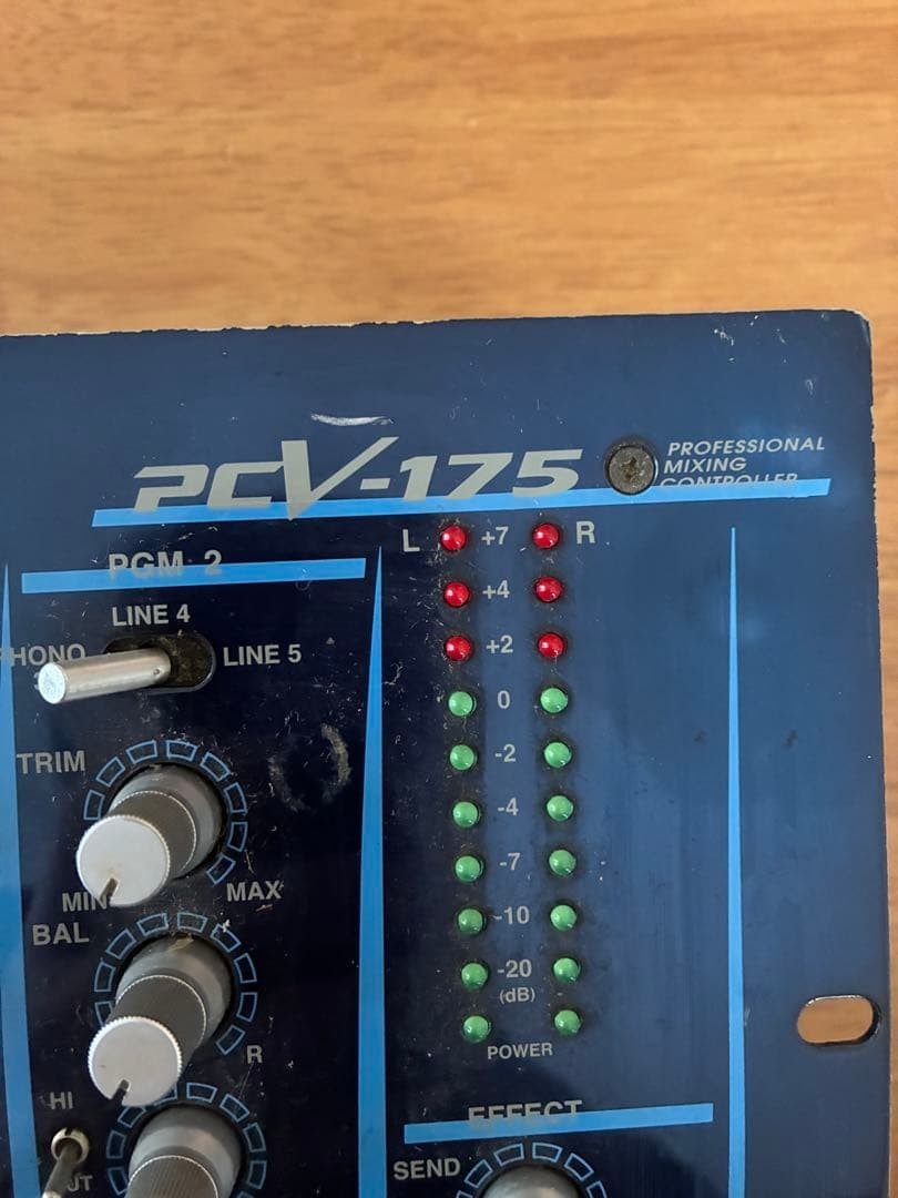 JUNK Vestax PCV-175 Pro Dj Mixer Untested Only Main Unit