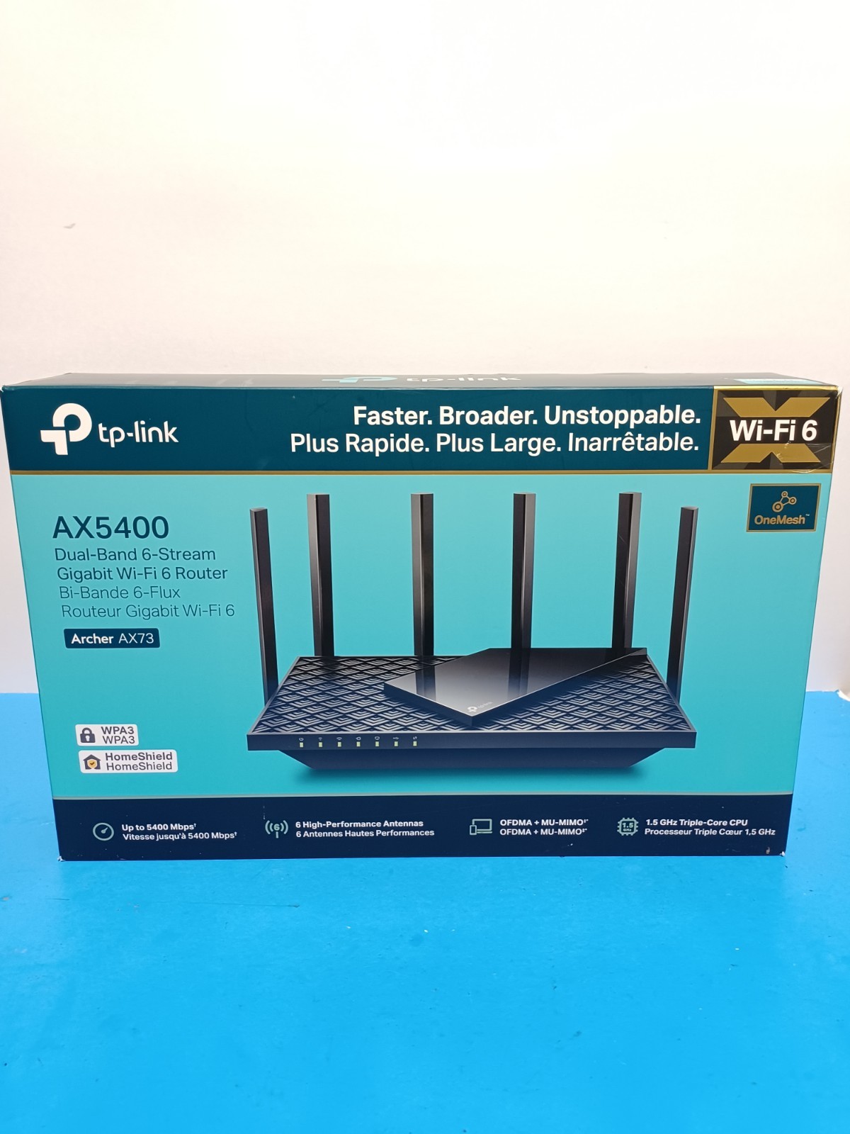 NEW ~ TP-Link AX5400 WiFi 6 Router (Archer AX73) - Dual Band Gigabit Wireless