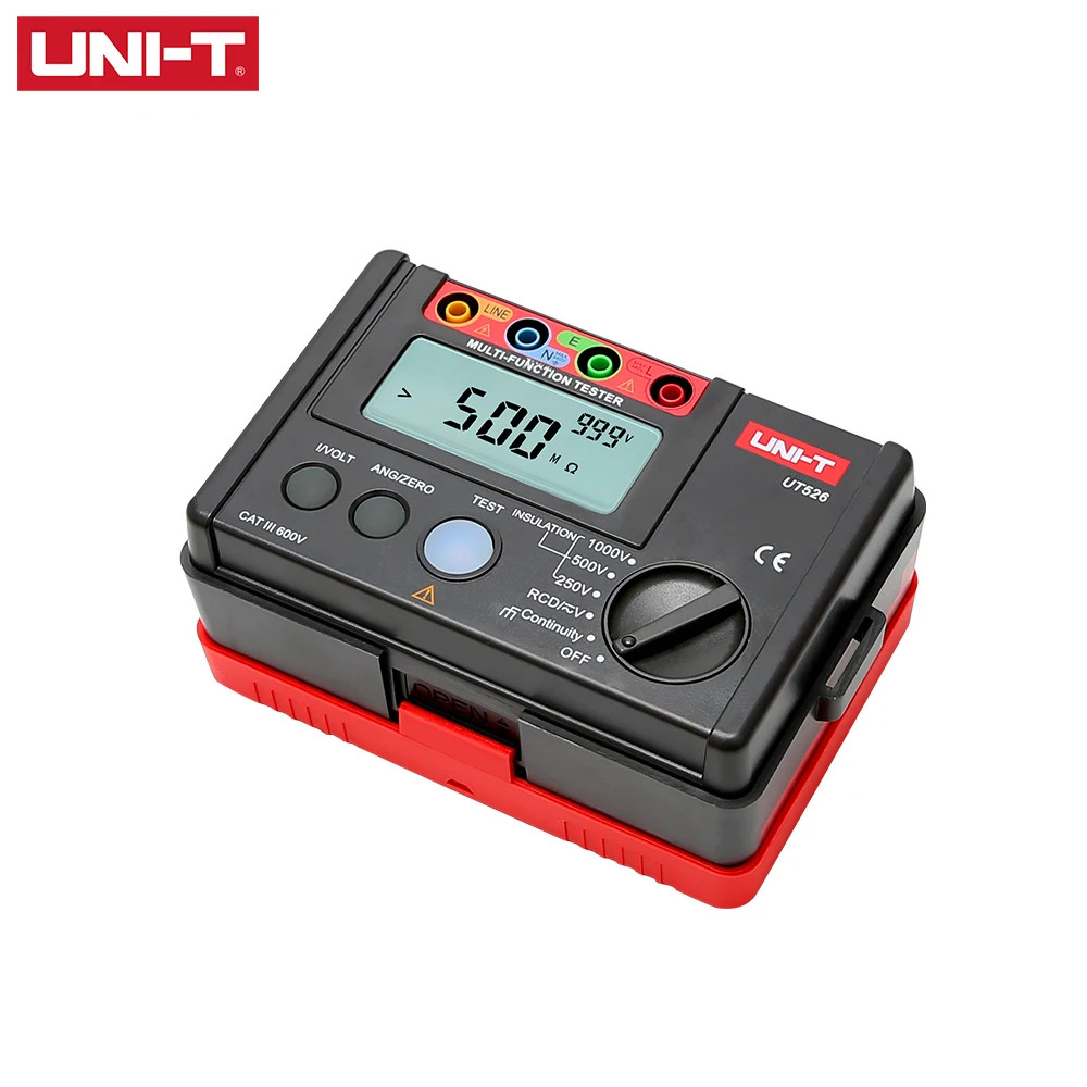 UNIT UT526 Digital Electric Electrical Insulation Tester Earth Resistance Meter