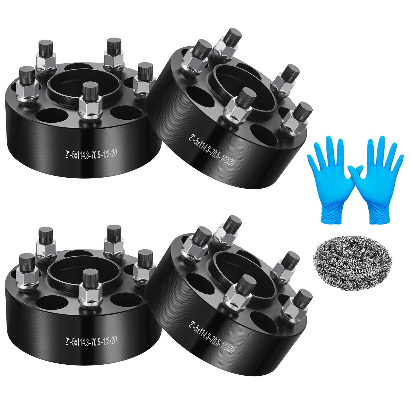 4PCS 2" Hubcentric 5x4.5 5x114.3 Wheel Spacers For Ford Ranger Explorer Mustang